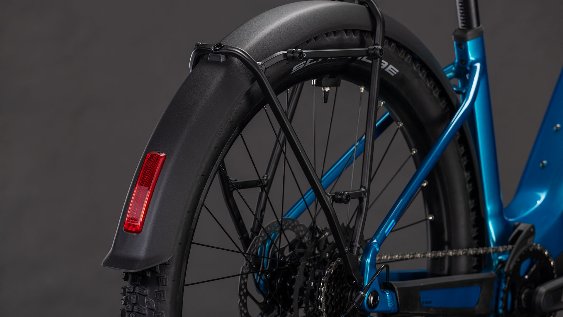 BICICLETA ELECTRICA CUBE REACTION HYBRID PERFORMANCE 600 FE EASY ENTRY ELECTRICBLUE DAZZLE 2026 cadru XL (22") - roti 29 [3]