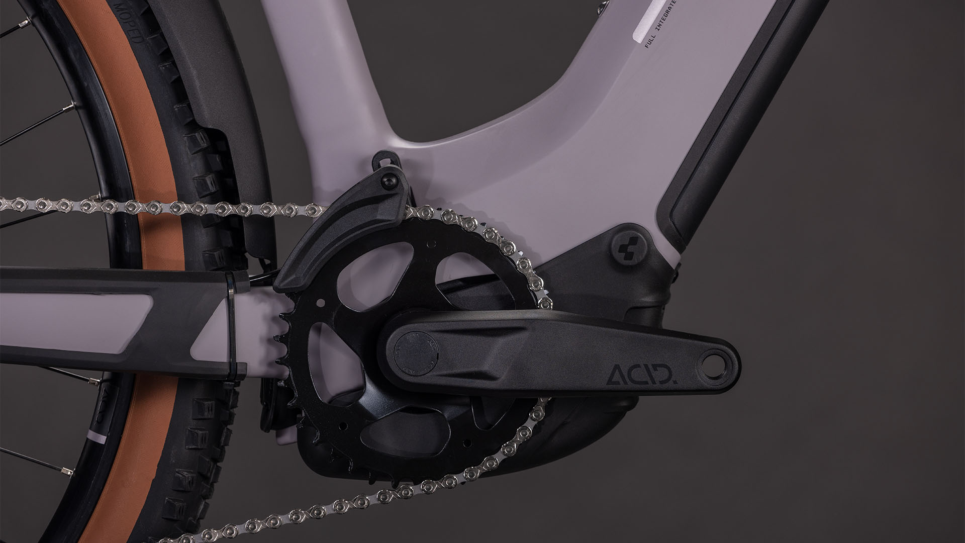 BICICLETA ELECTRICA CUBE REACTION HYBRID PERFORMANCE 600 FE EASY ENTRY PLUMGREY BLACK 2026 cadru M (18") - roti 29 [4]