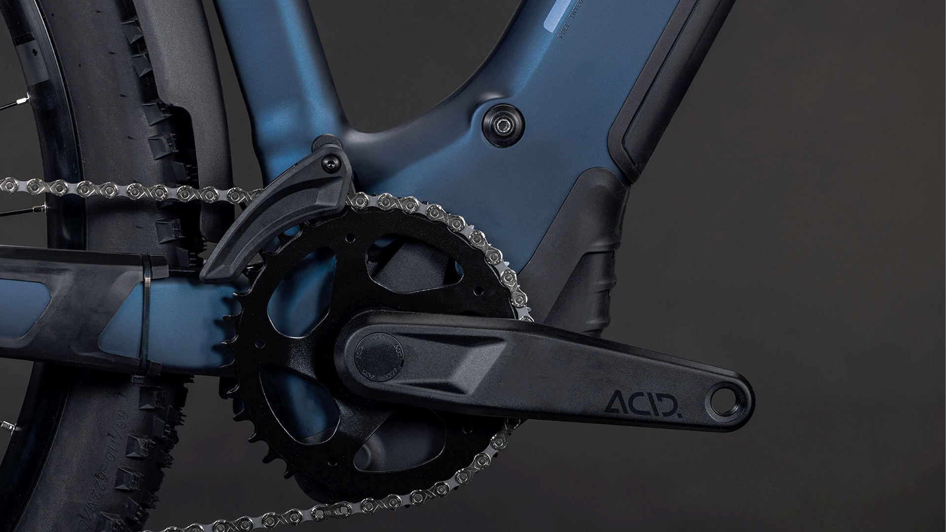 BICICLETA ELECTRICA CUBE REACTION HYBRID PERFORMANCE 600 FE INDIGOBLUE REFLEX 2026 cadru XXL (23") - roti 29 [2]