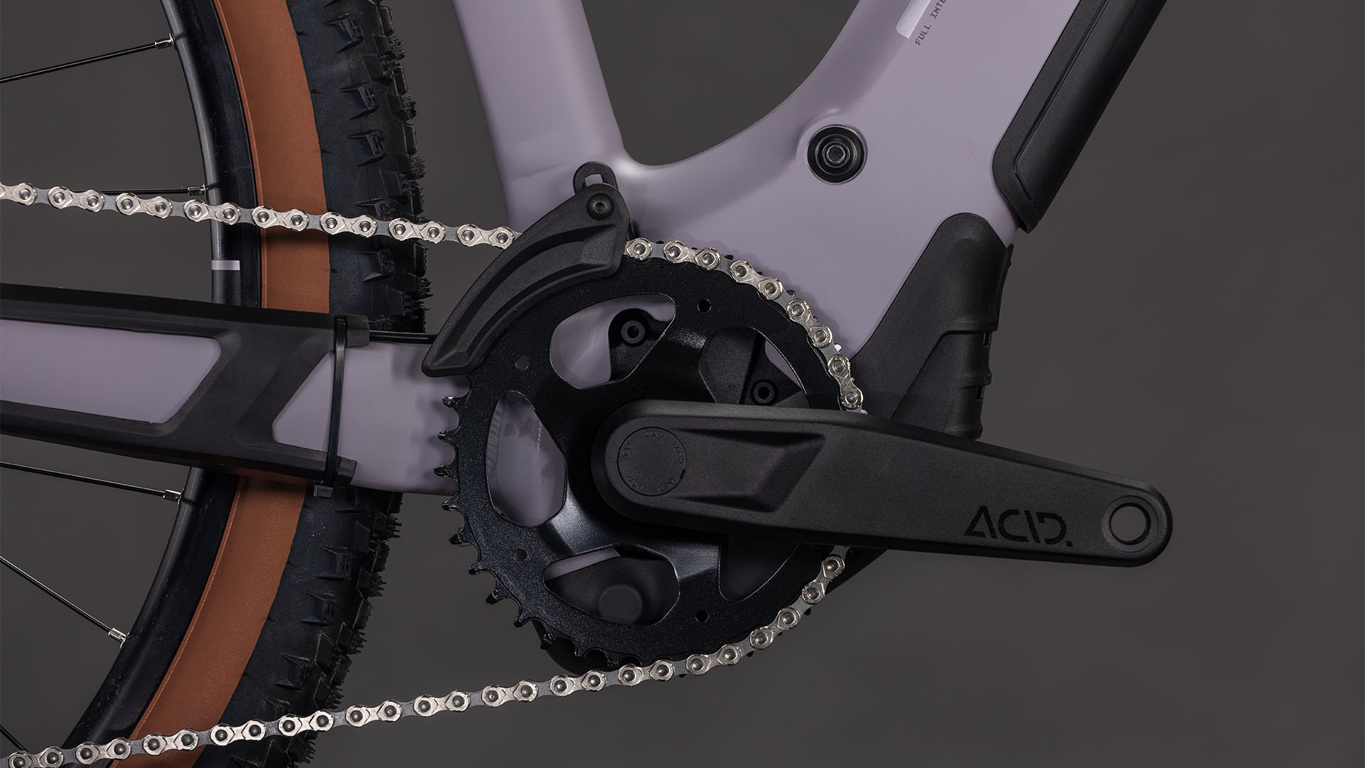 BICICLETA ELECTRICA CUBE REACTION HYBRID PERFORMANCE 600 PLUMGREY BLACK 2026 cadru S (16") - roti 27.5 [4]