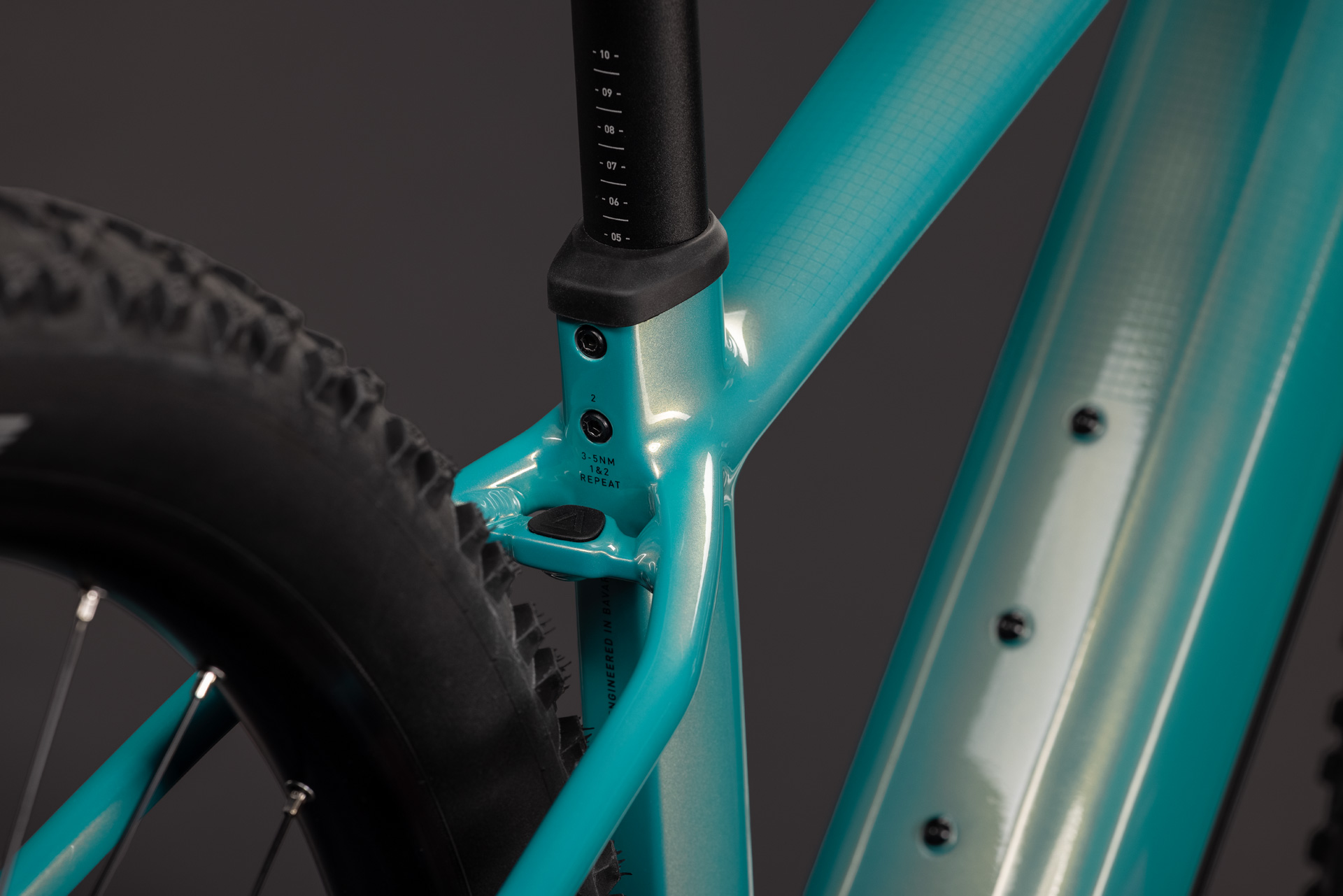 BICICLETA ELECTRICA CUBE REACTION HYBRID PERFORMANCE 720 MALDIVIAN BLACK 2027 cadru S (16") - roti 27.5 [3]
