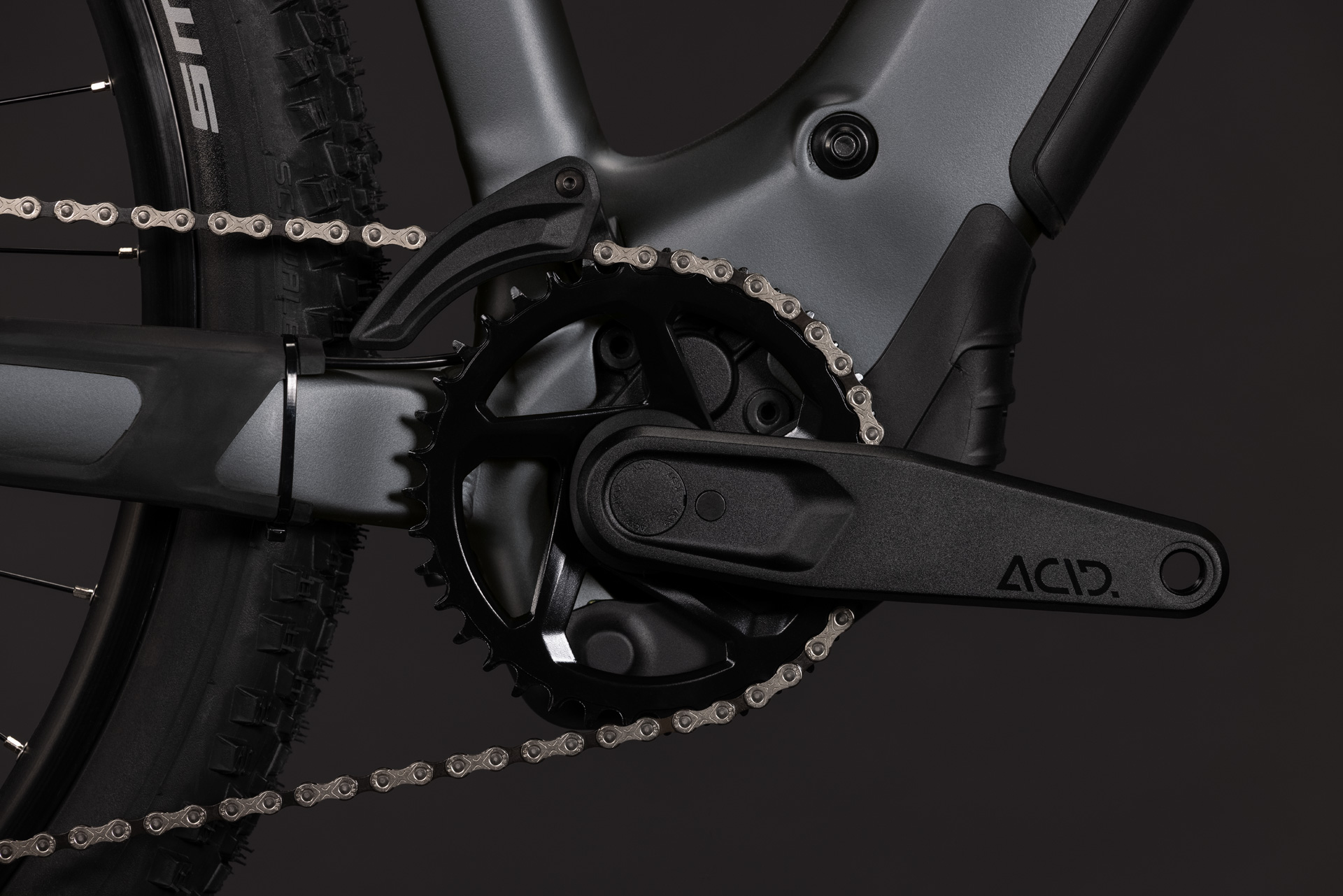 BICICLETA ELECTRICA CUBE REACTION HYBRID RACE 800 TRAPEZE SLABGREY CHROME 2027 cadru M (18") - roti 29 [4]