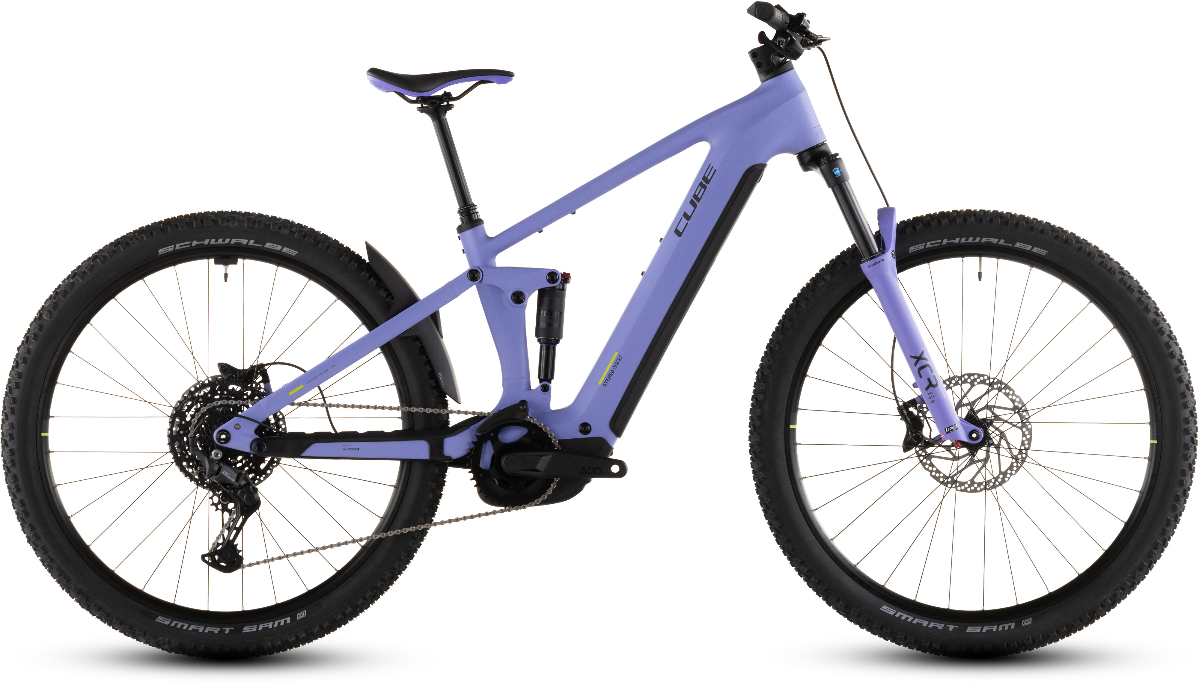 Ciclism - BICICLETA ELECTRICA CUBE STEREO HYBRID ONE22 PRO 600 LUCIDLILAC LIME 2026 cadru M (18") - roti 29