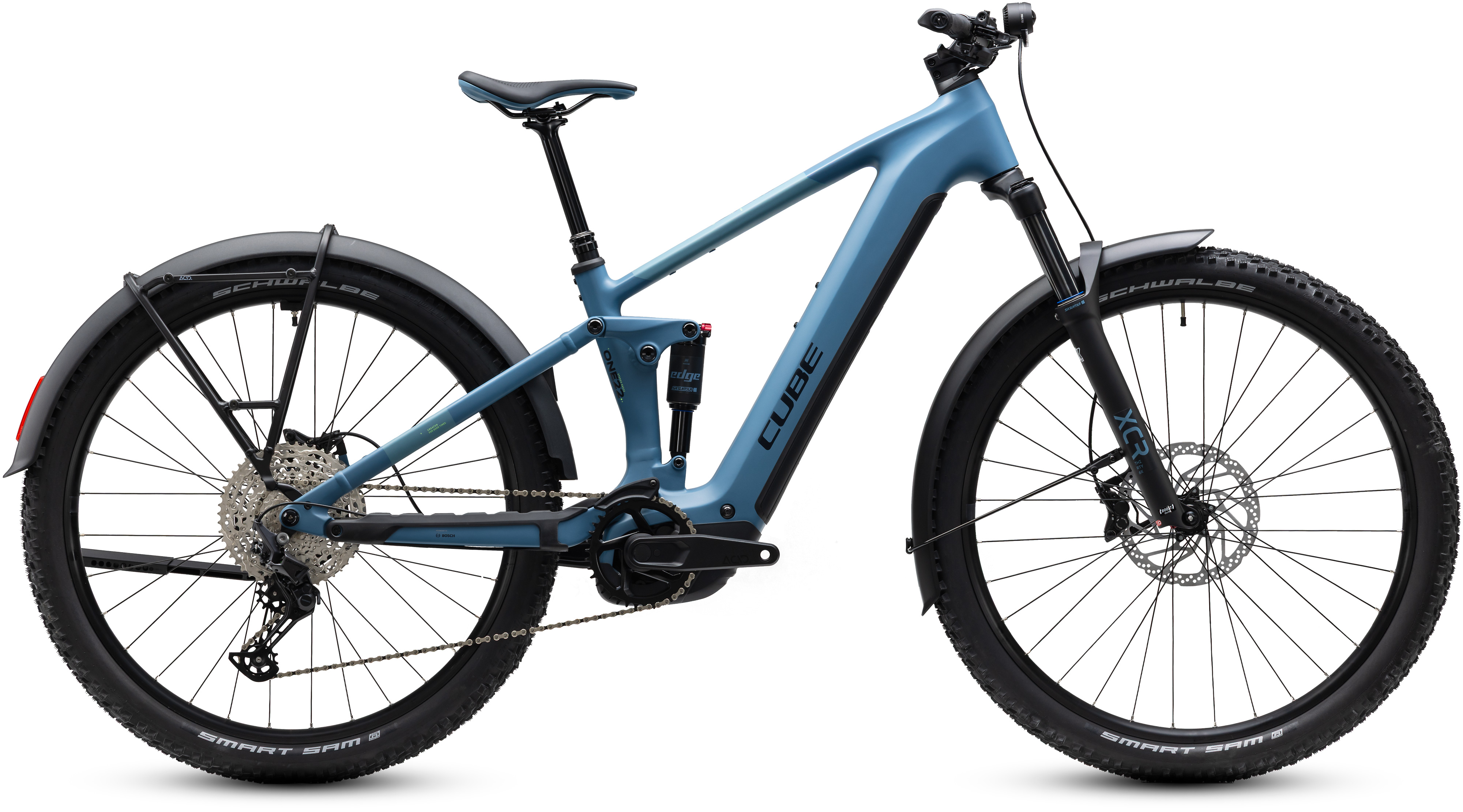 Ciclism - BICICLETA ELECTRICA CUBE STEREO HYBRID ONE22 PRO 800 FE BLUESAPPHIRE BLUE 2027 cadru L (20") - roti 29