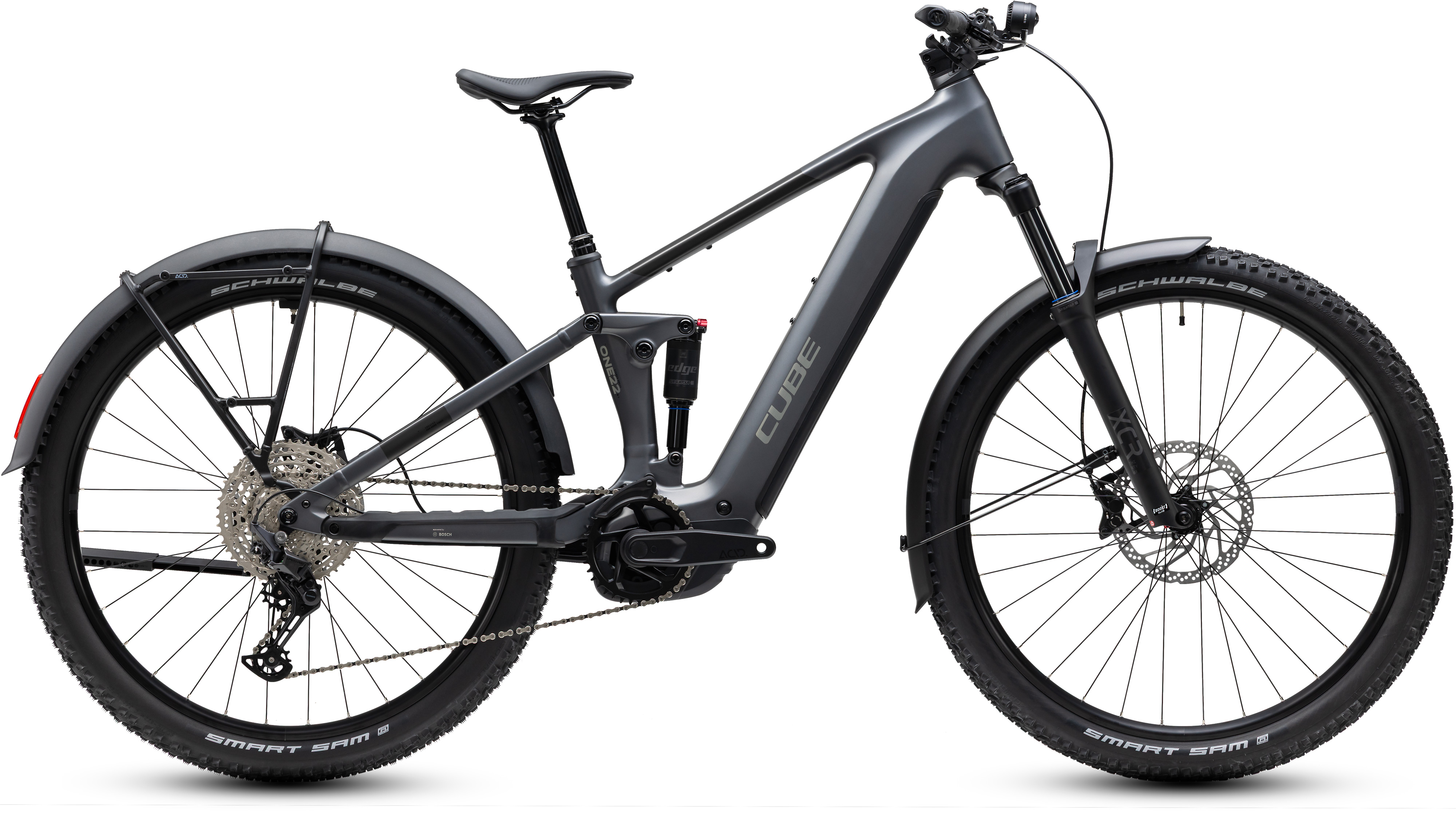 Ciclism - BICICLETA ELECTRICA CUBE STEREO HYBRID ONE22 PRO 800 FE SLABGREY CHROME 2027 cadru L (20") - roti 29