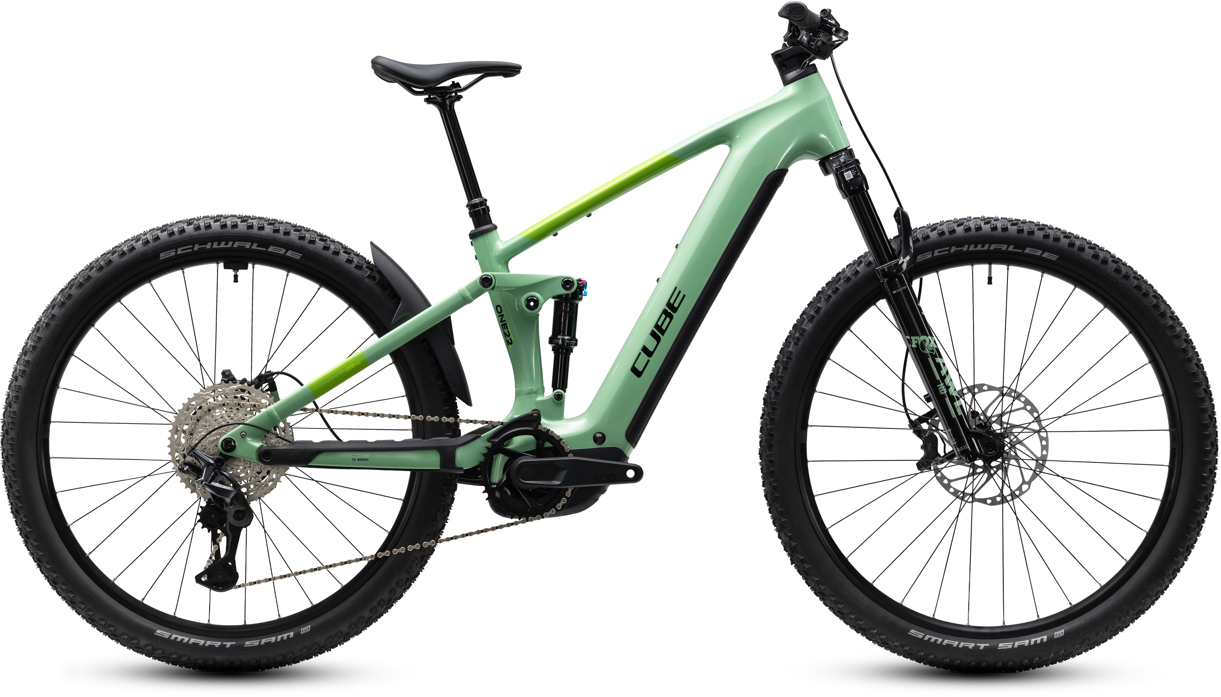 Ciclism - BICICLETA ELECTRICA CUBE STEREO HYBRID ONE22 SLX 800 CACTUS BLACK 2027 cadru L (20") - roti 29