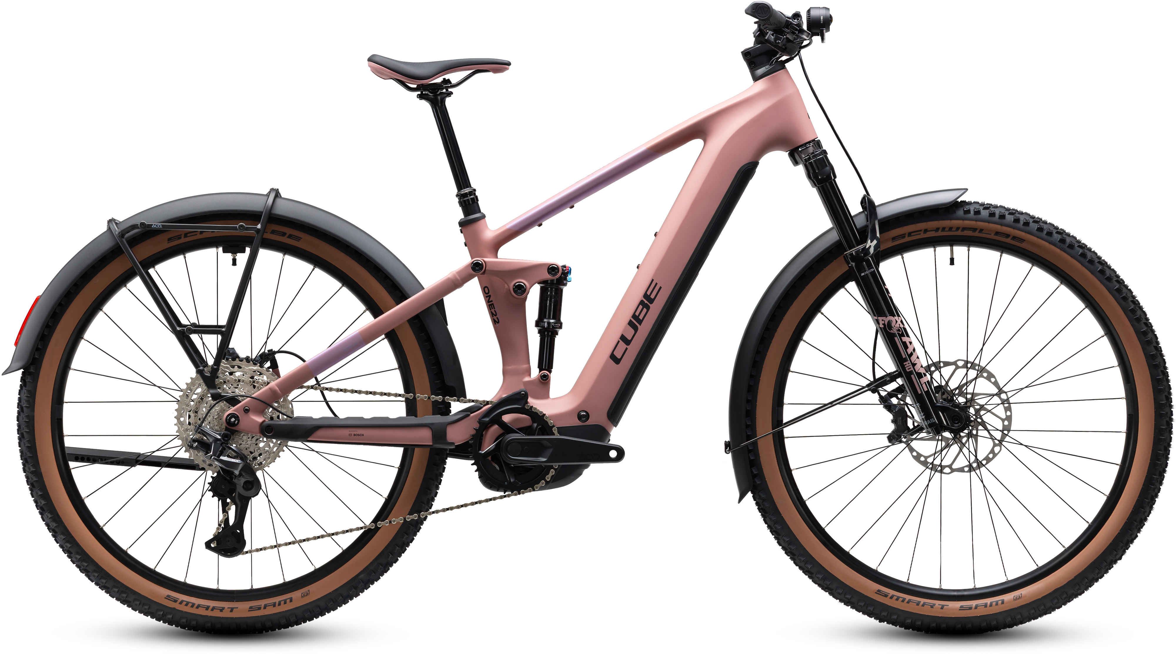 Ciclism - BICICLETA ELECTRICA CUBE STEREO HYBRID ONE22 SLX 800 FE RUBY BLACK 2027 cadru M (18") - roti 29