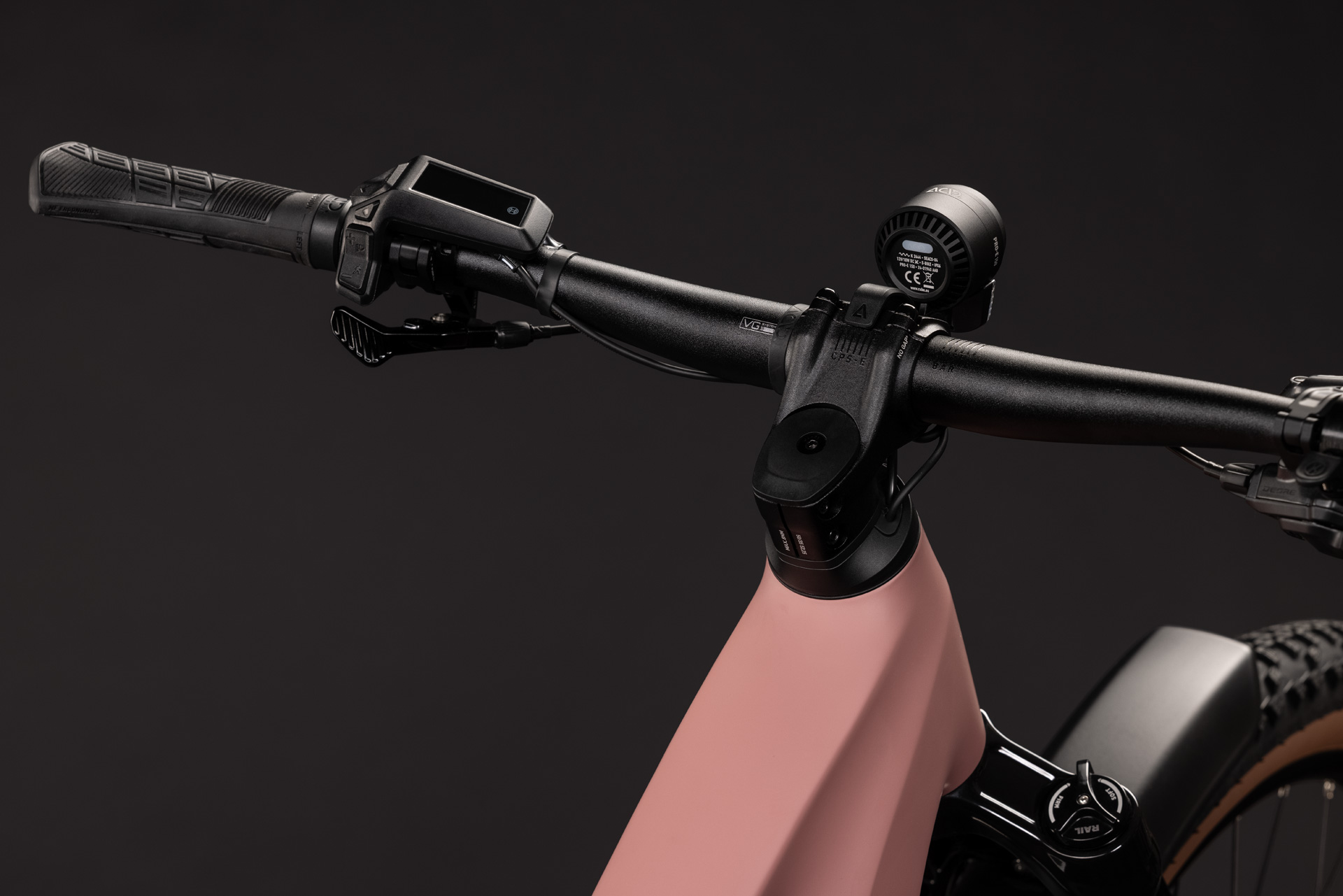 BICICLETA ELECTRICA CUBE STEREO HYBRID ONE22 SLX 800 FE RUBY BLACK 2027 cadru S (16") - roti 27.5 [1]