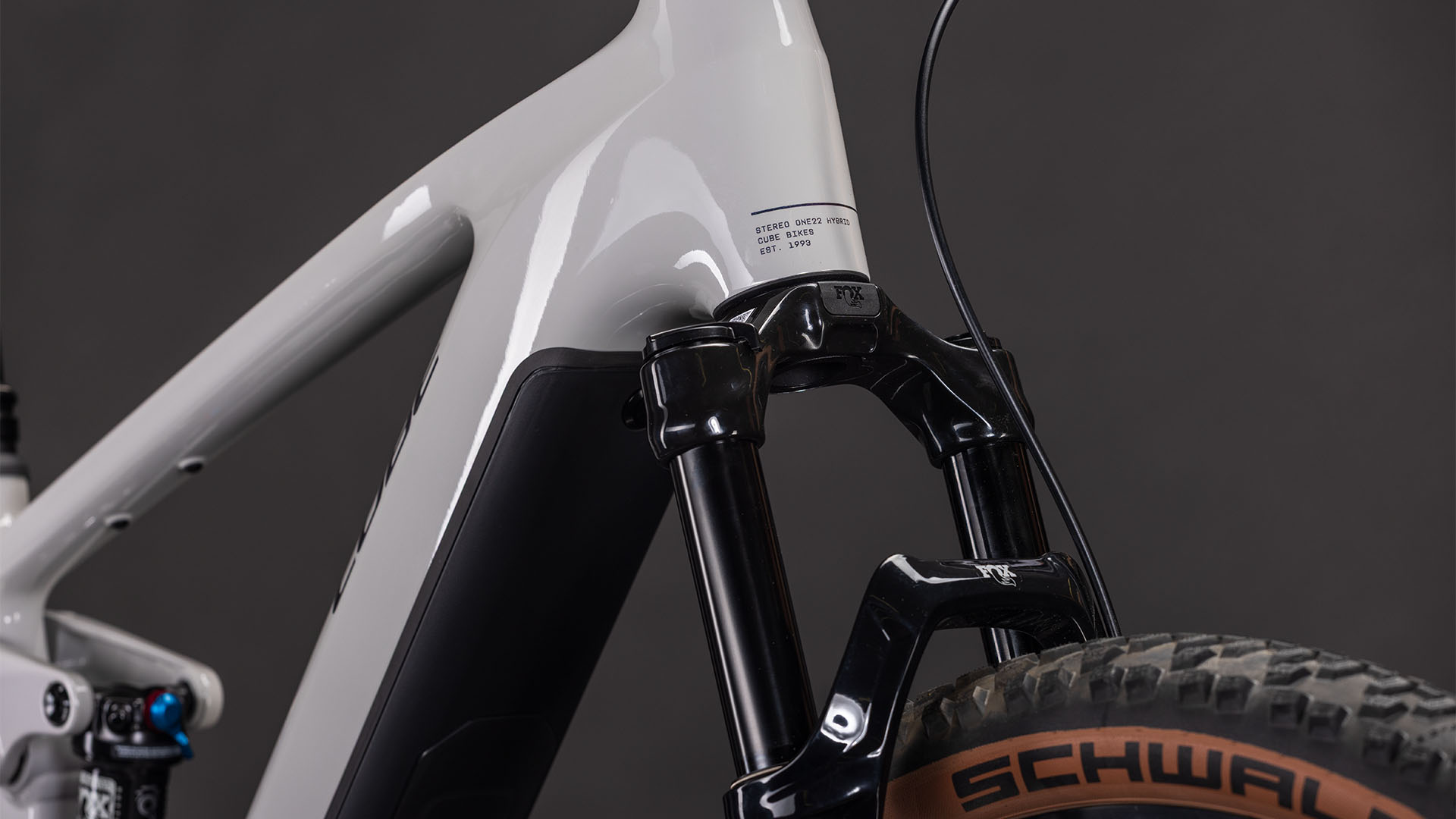 BICICLETA ELECTRICA CUBE STEREO HYBRID ONE22 SLX 800 GREIGE SWITCH 2026 cadru M (18") - roti 29 [4]