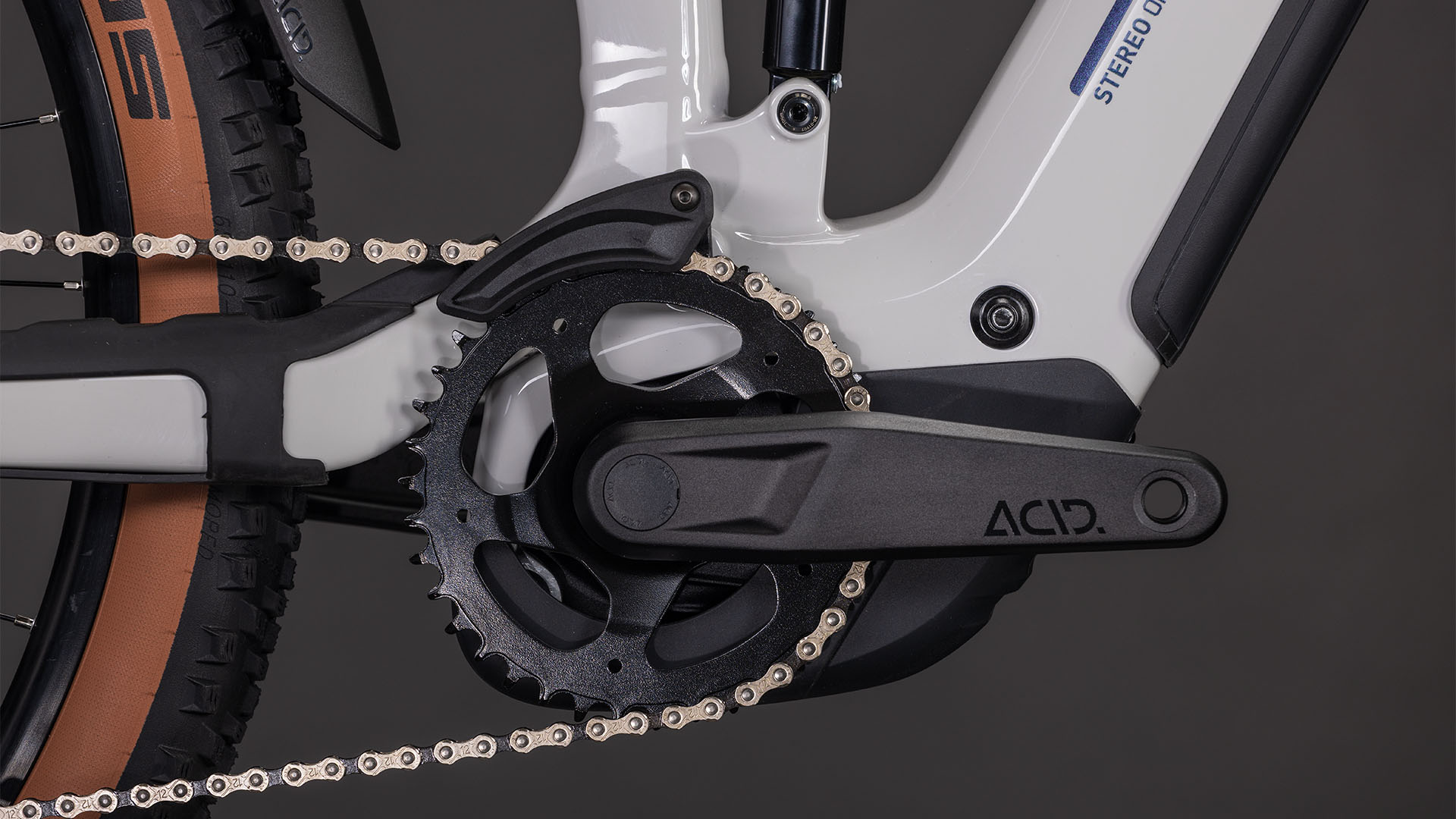 BICICLETA ELECTRICA CUBE STEREO HYBRID ONE22 SLX 800 GREIGE SWITCH 2026 cadru XL (22") - roti 29 [3]