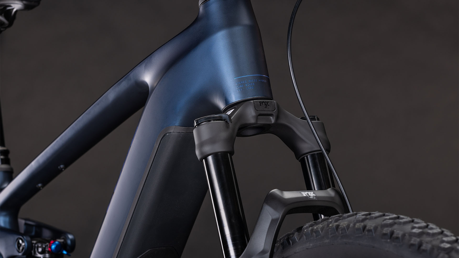 BICICLETA ELECTRICA CUBE STEREO HYBRID ONE22 SLX 800 INDIGOBLUE BLUE 2026 cadru M (18") - roti 29 [4]