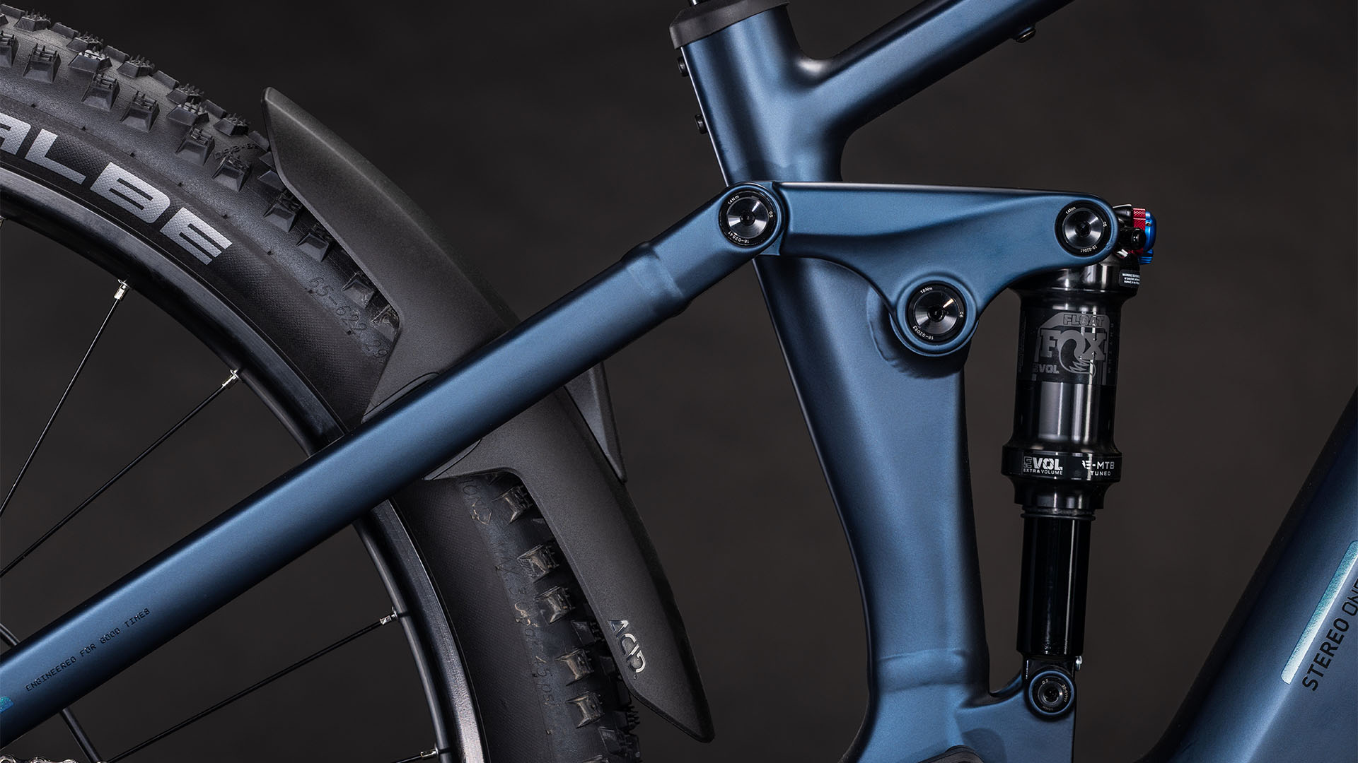 BICICLETA ELECTRICA CUBE STEREO HYBRID ONE22 SLX 800 INDIGOBLUE BLUE 2026 cadru XL (22") - roti 29 [2]