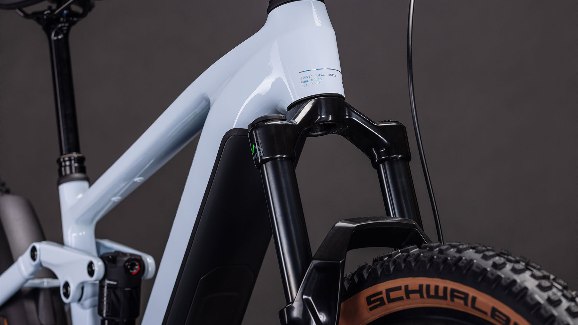 BICICLETA ELECTRICA CUBE STEREO HYBRID ONE44 EX 800 ICEBLUE PRISM 2026 cadru M (18") - roti 29 [4]