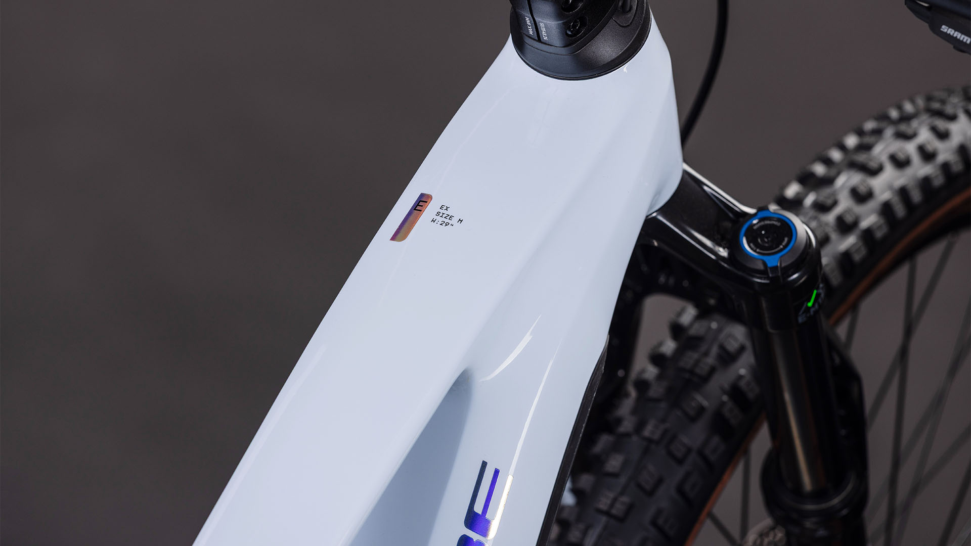 BICICLETA ELECTRICA CUBE STEREO HYBRID ONE44 EX 800 ICEBLUE PRISM 2026 cadru S (16") - roti 27.5 [2]