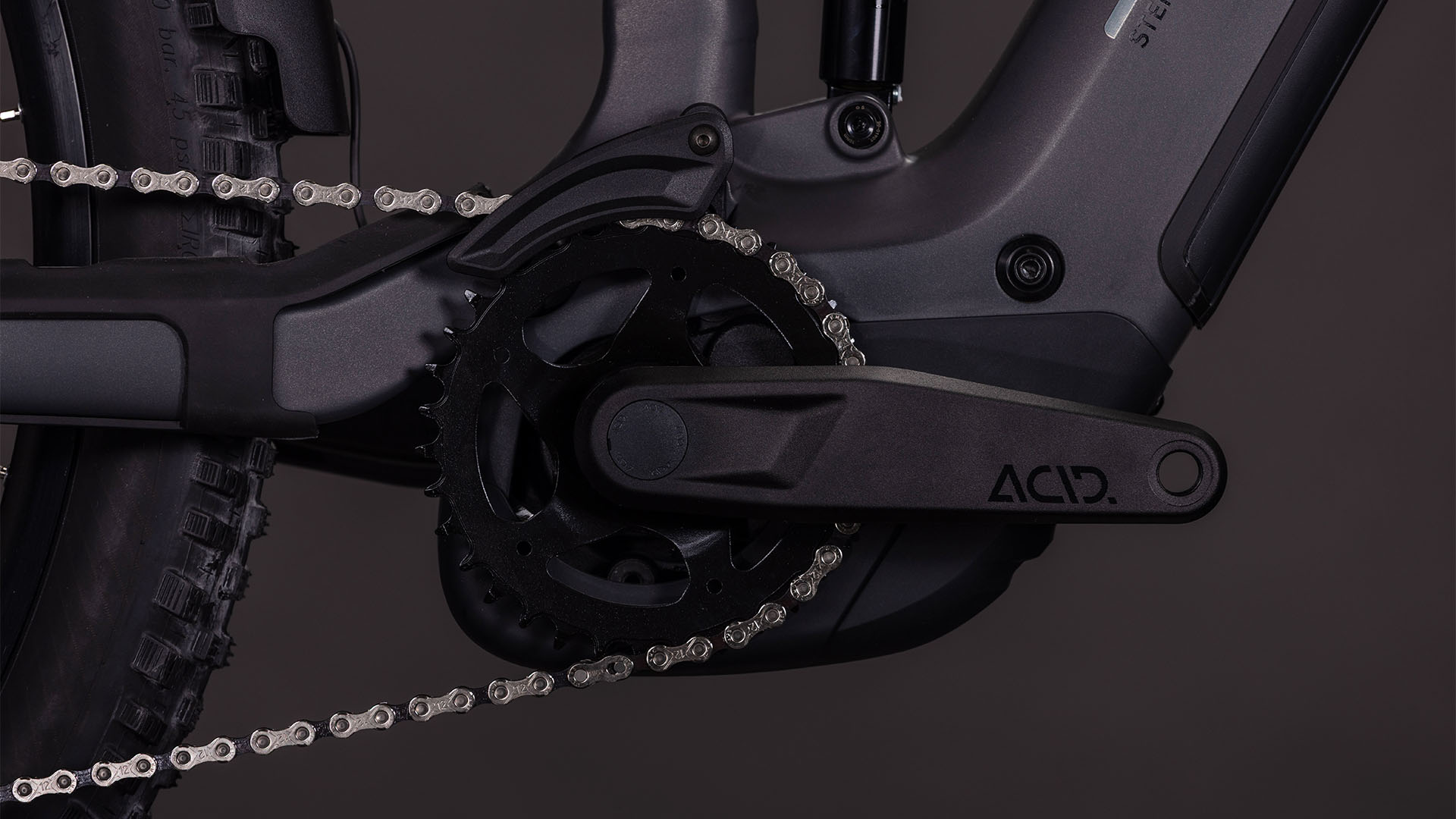 BICICLETA ELECTRICA CUBE STEREO HYBRID ONE44 EXC 800 FE IRONGREY CHROME 2026 cadru XL (22") - roti 29 [4]