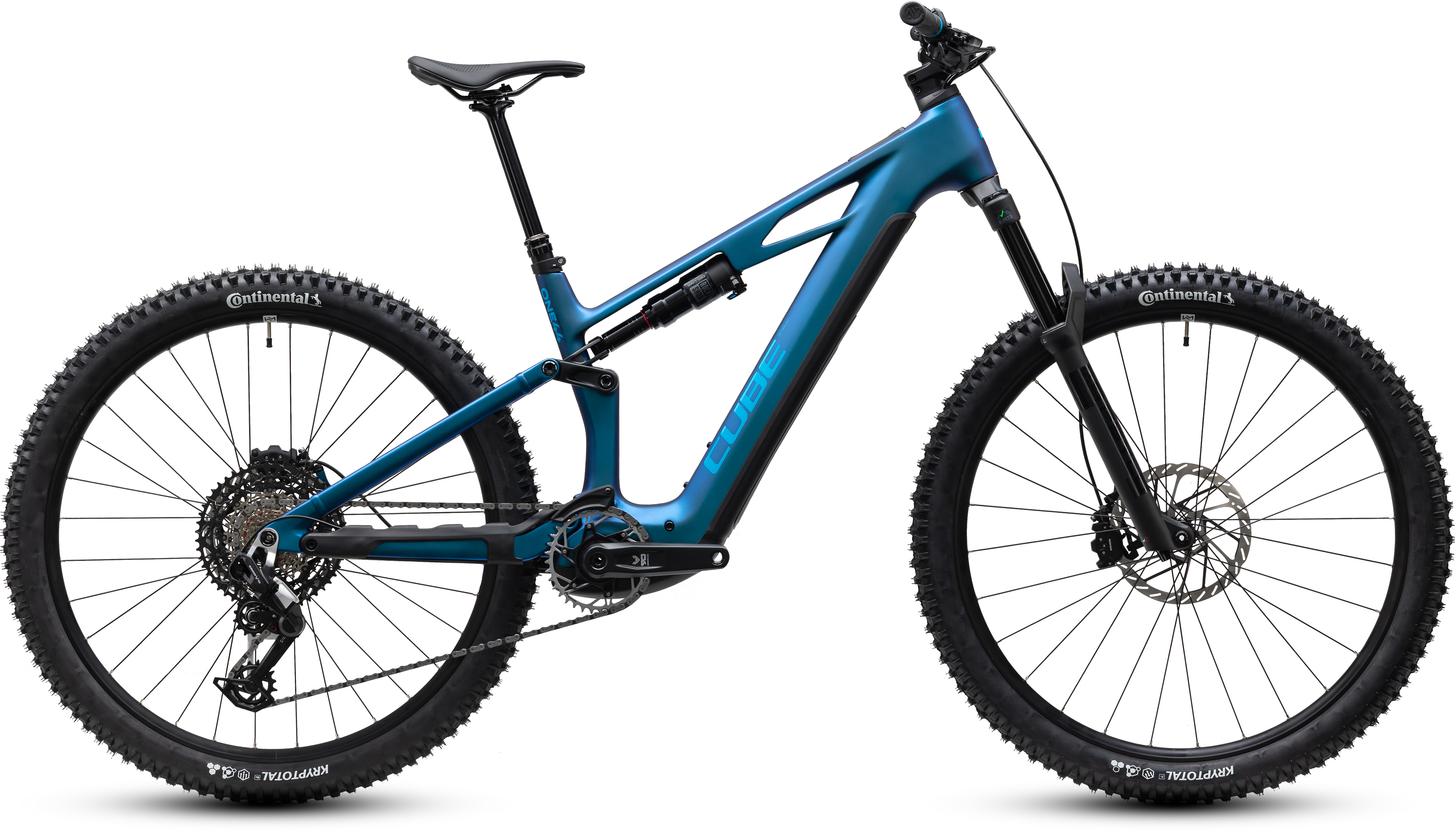 Ciclism - BICICLETA ELECTRICA CUBE STEREO HYBRID ONE44 HPC EXC 800 NEBULA BLUE 2027 cadru L (20") - roti 29