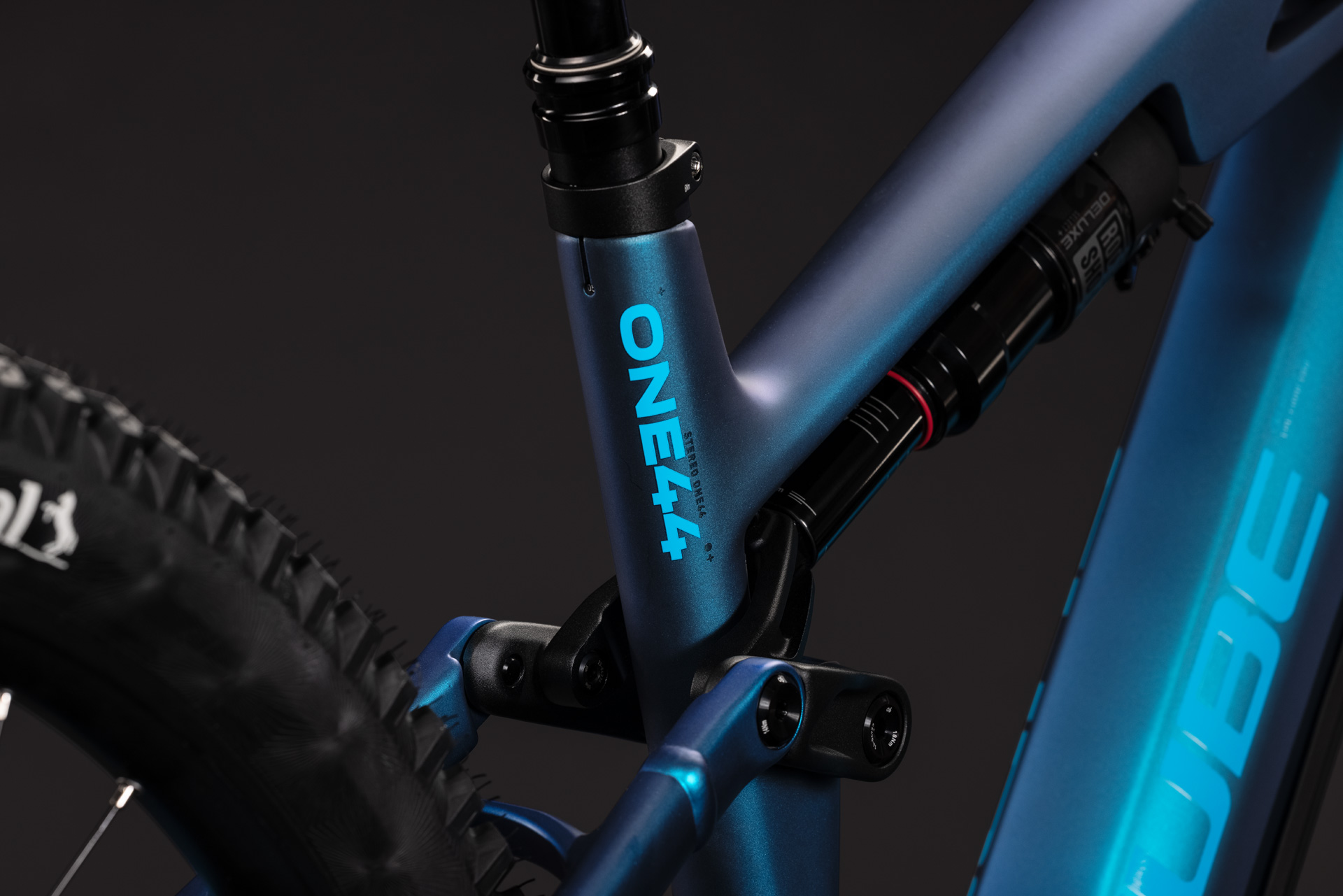 BICICLETA ELECTRICA CUBE STEREO HYBRID ONE44 HPC EXC 800 NEBULA BLUE 2027 cadru M (18") - roti 29 [3]