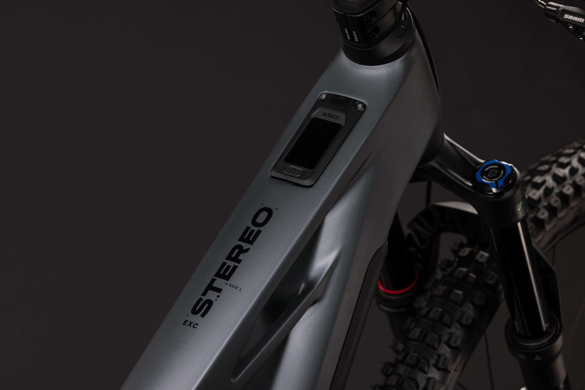 BICICLETA ELECTRICA CUBE STEREO HYBRID ONE44 HPC EXC 800 SLABGREY BLACK 2027 cadru XL (22") - roti 29 [1]