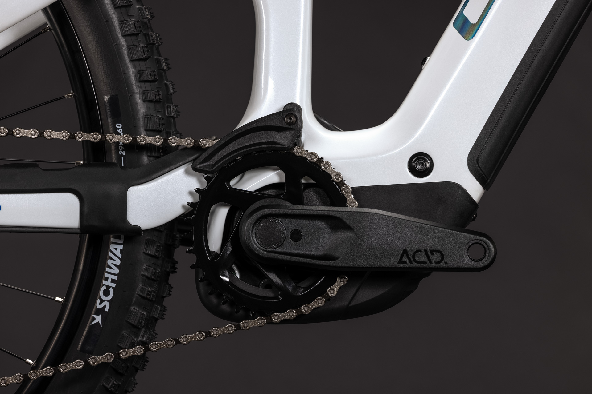 BICICLETA ELECTRICA CUBE STEREO HYBRID ONE44 HPC PRO 800 METALLICWHITE BLUE 2027 cadru S (16") - roti 27.5 [4]