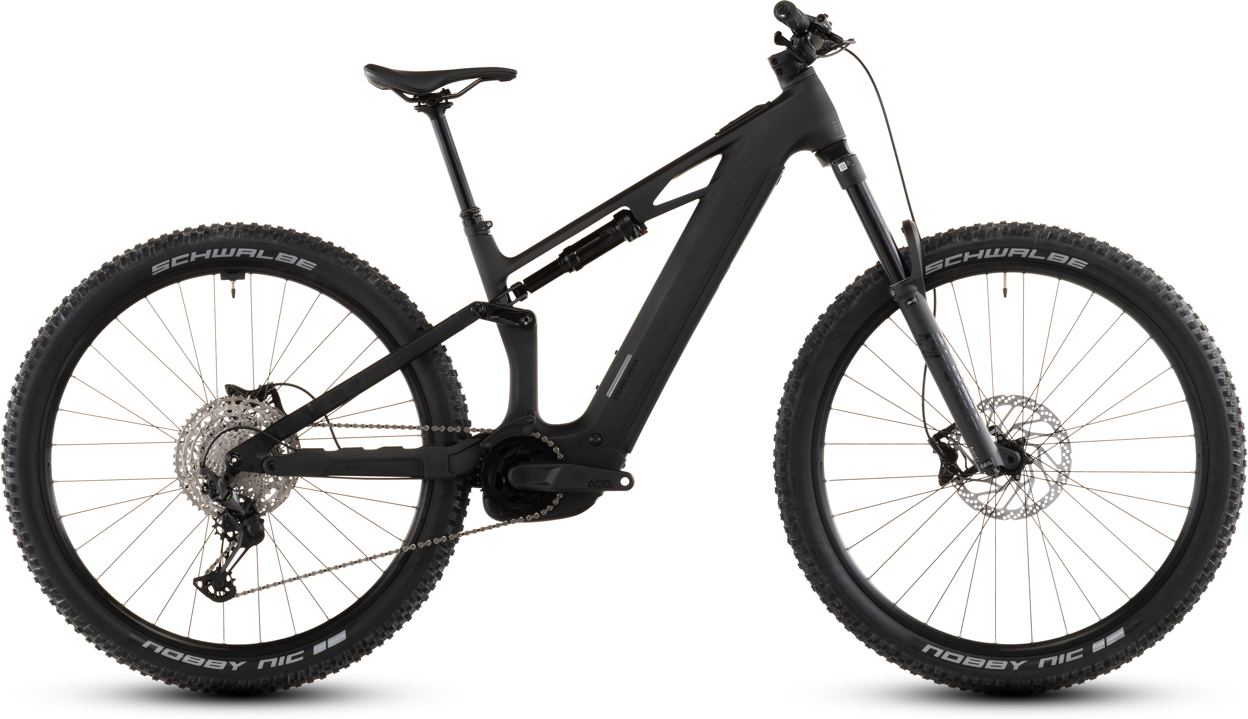 Ciclism - BICICLETA ELECTRICA CUBE STEREO HYBRID ONE44 HPC RACE 800 BLACKLINE 2026 cadru S (16") - roti 27.5