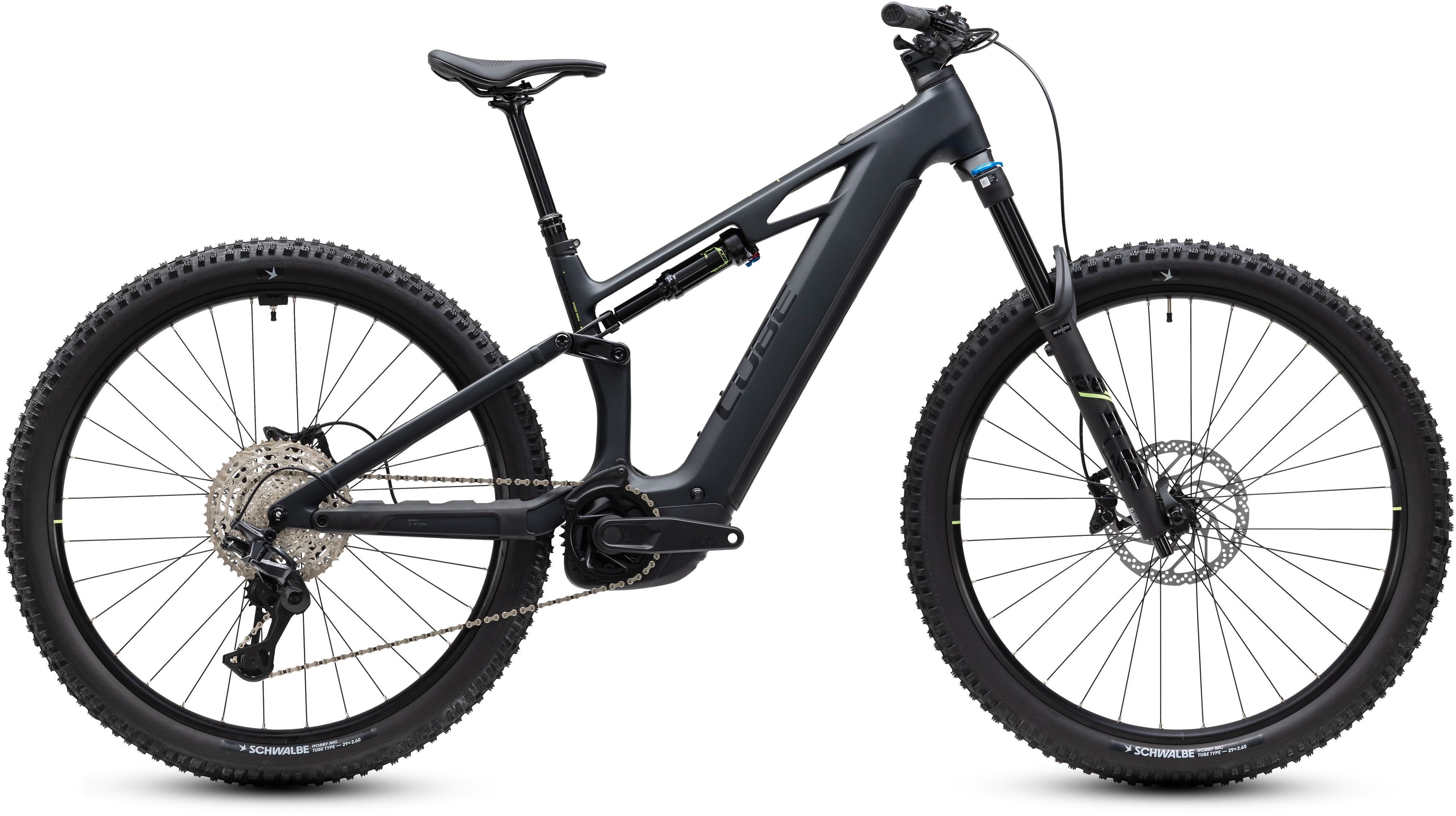 Ciclism - BICICLETA ELECTRICA CUBE STEREO HYBRID ONE44 HPC RACE 800 COAL GREEN 2027 cadru M (18") - roti 29