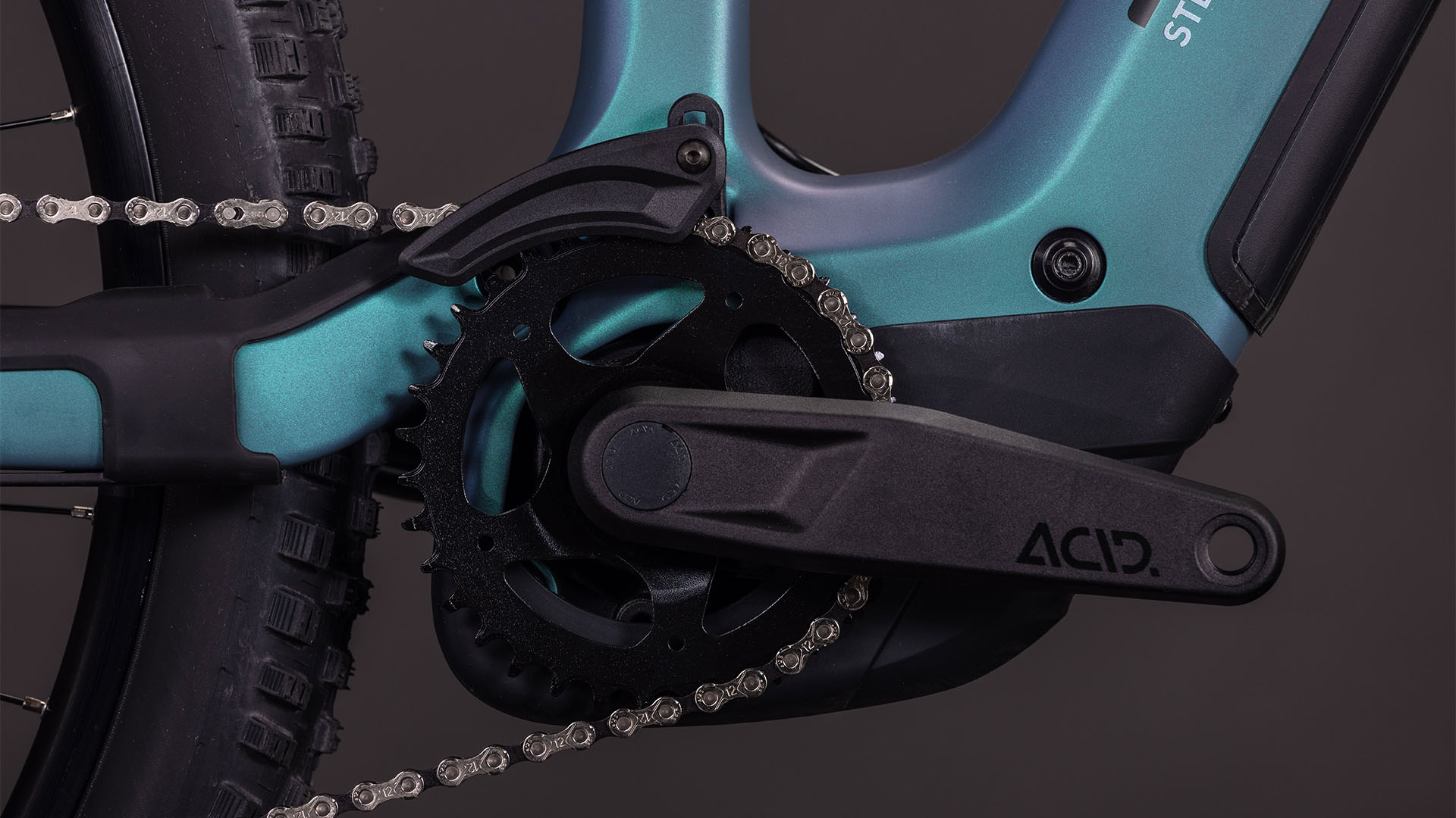 BICICLETA ELECTRICA CUBE STEREO HYBRID ONE44 HPC RACE 800 SMARAGDGREY PRISM 2026 cadru XL (22") - roti 29 [3]