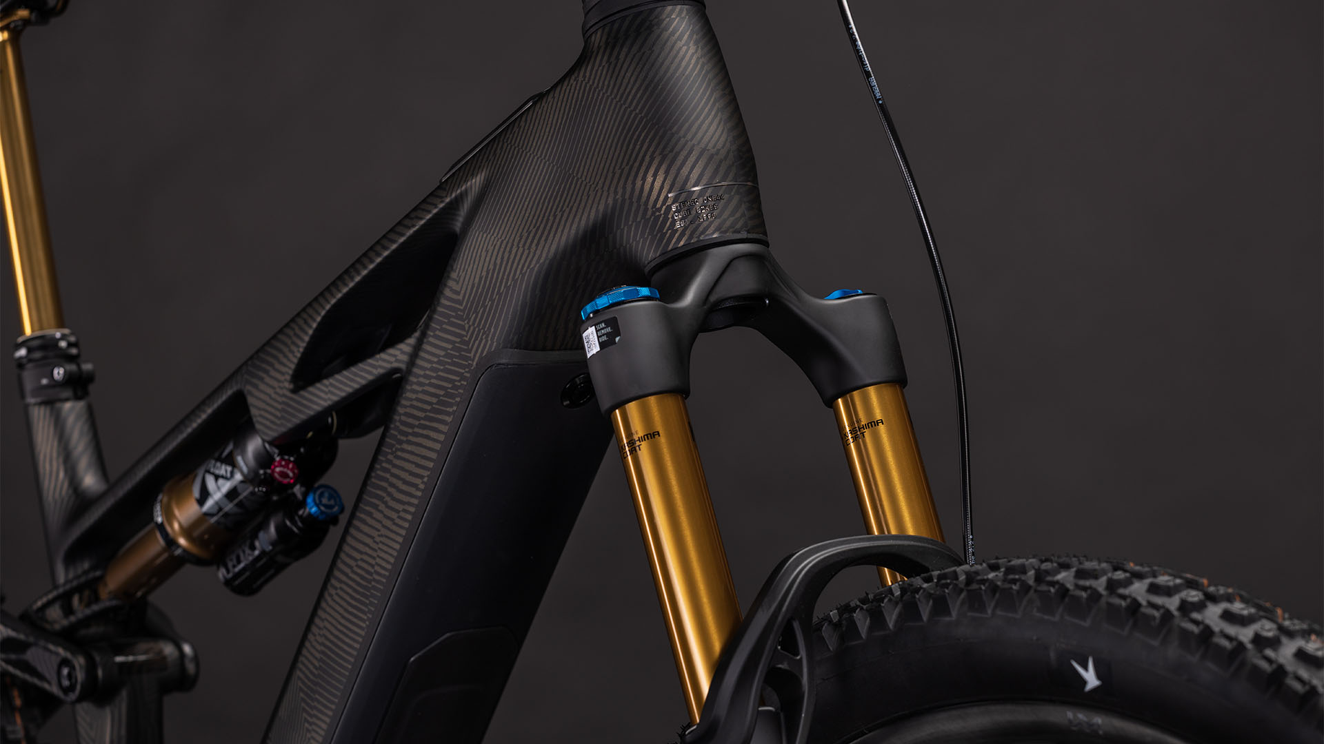 BICICLETA ELECTRICA CUBE STEREO HYBRID ONE44 HPC SLT 800 CARBONGRID CHROME 2026 cadru XL (22") - roti 29 [2]