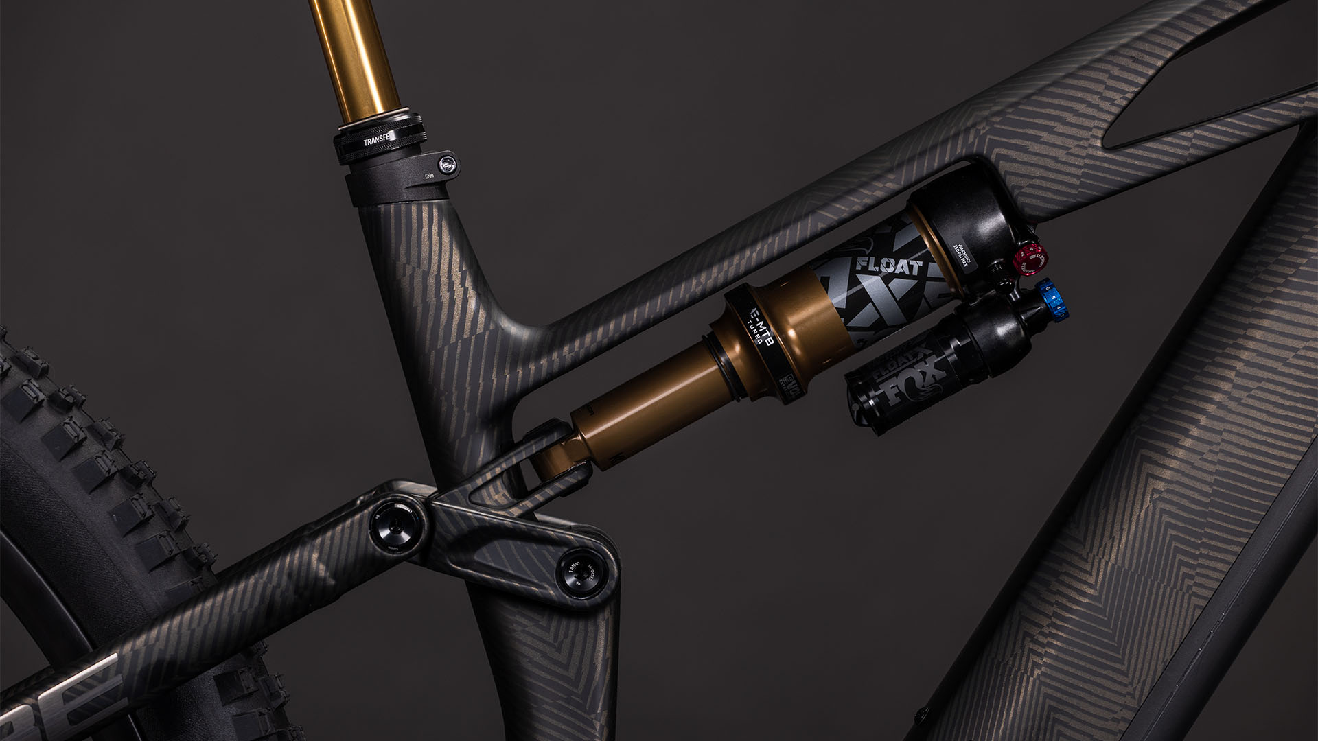 BICICLETA ELECTRICA CUBE STEREO HYBRID ONE44 HPC SLT 800 CARBONGRID CHROME 2026 cadru XL (22") - roti 29 [3]