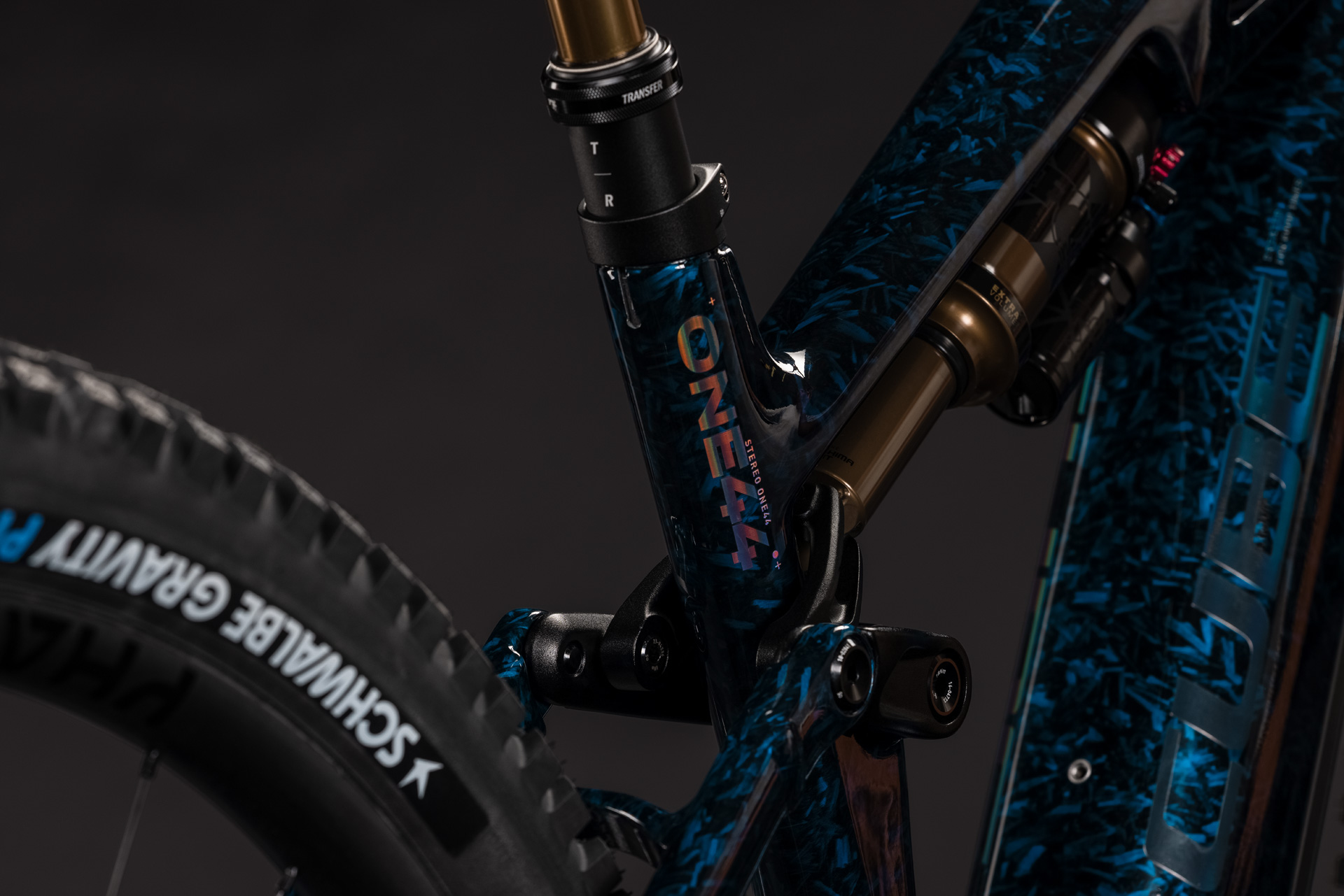 BICICLETA ELECTRICA CUBE STEREO HYBRID ONE44 HPC SLT 800 SPLINTERNAVY PRIZM 2027 cadru S (16") - roti 27.5 [3]
