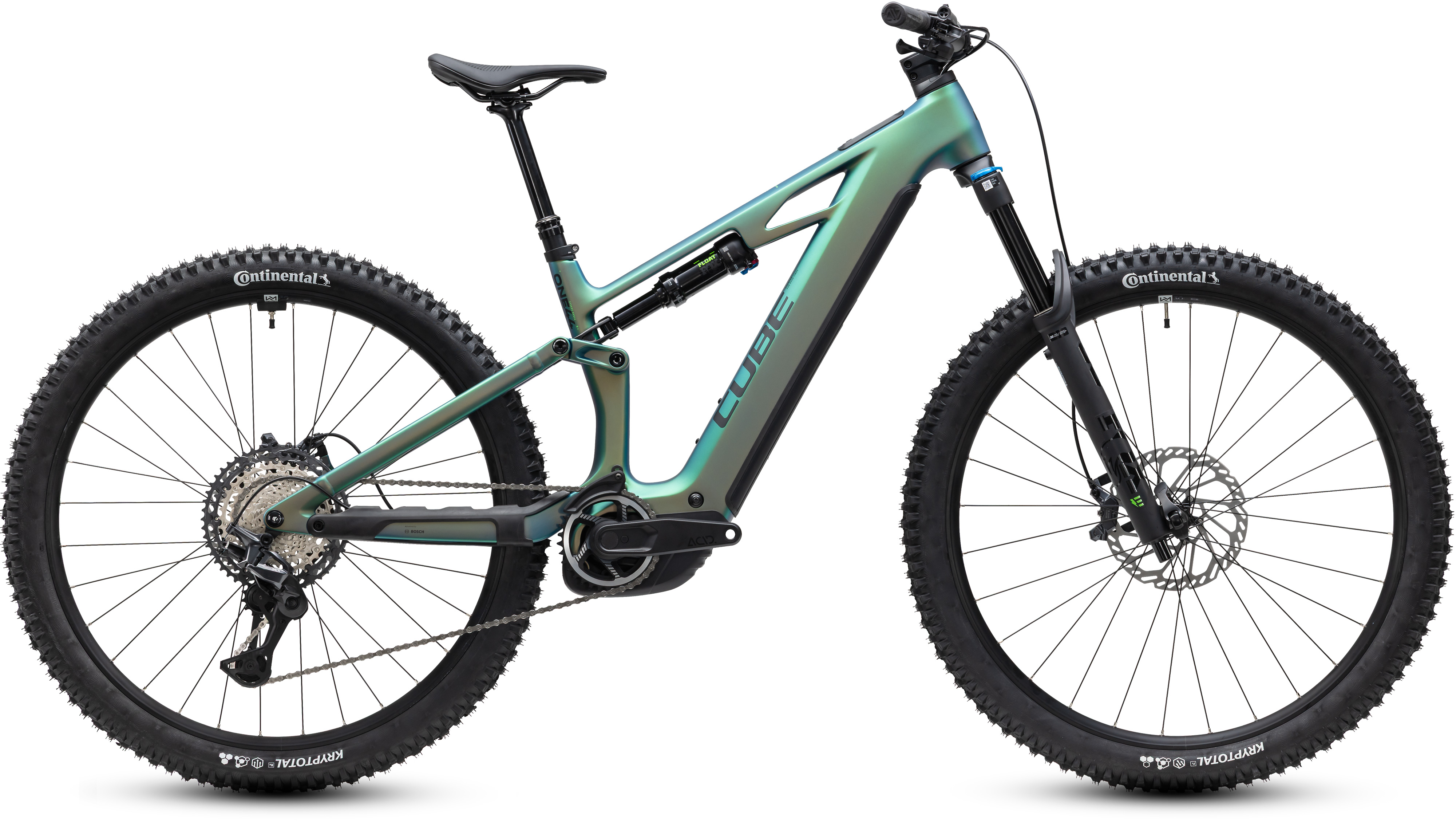 Ciclism - BICICLETA ELECTRICA CUBE STEREO HYBRID ONE44 HPC SLX 800 JUNGALI BLACK 2027 cadru S (16") - roti 27.5