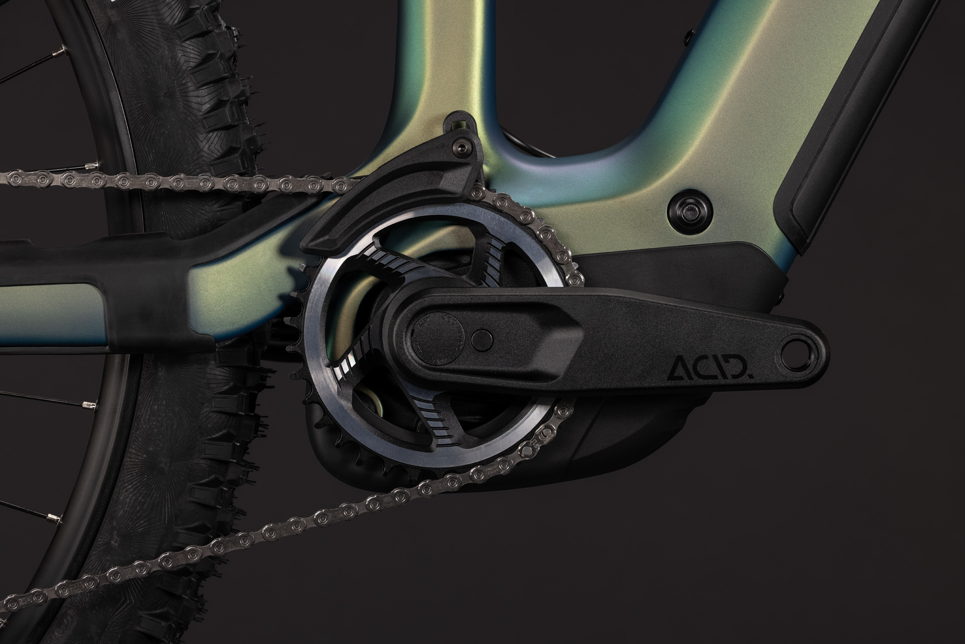 BICICLETA ELECTRICA CUBE STEREO HYBRID ONE44 HPC SLX 800 JUNGALI BLACK 2027 cadru S (16") - roti 27.5 [4]