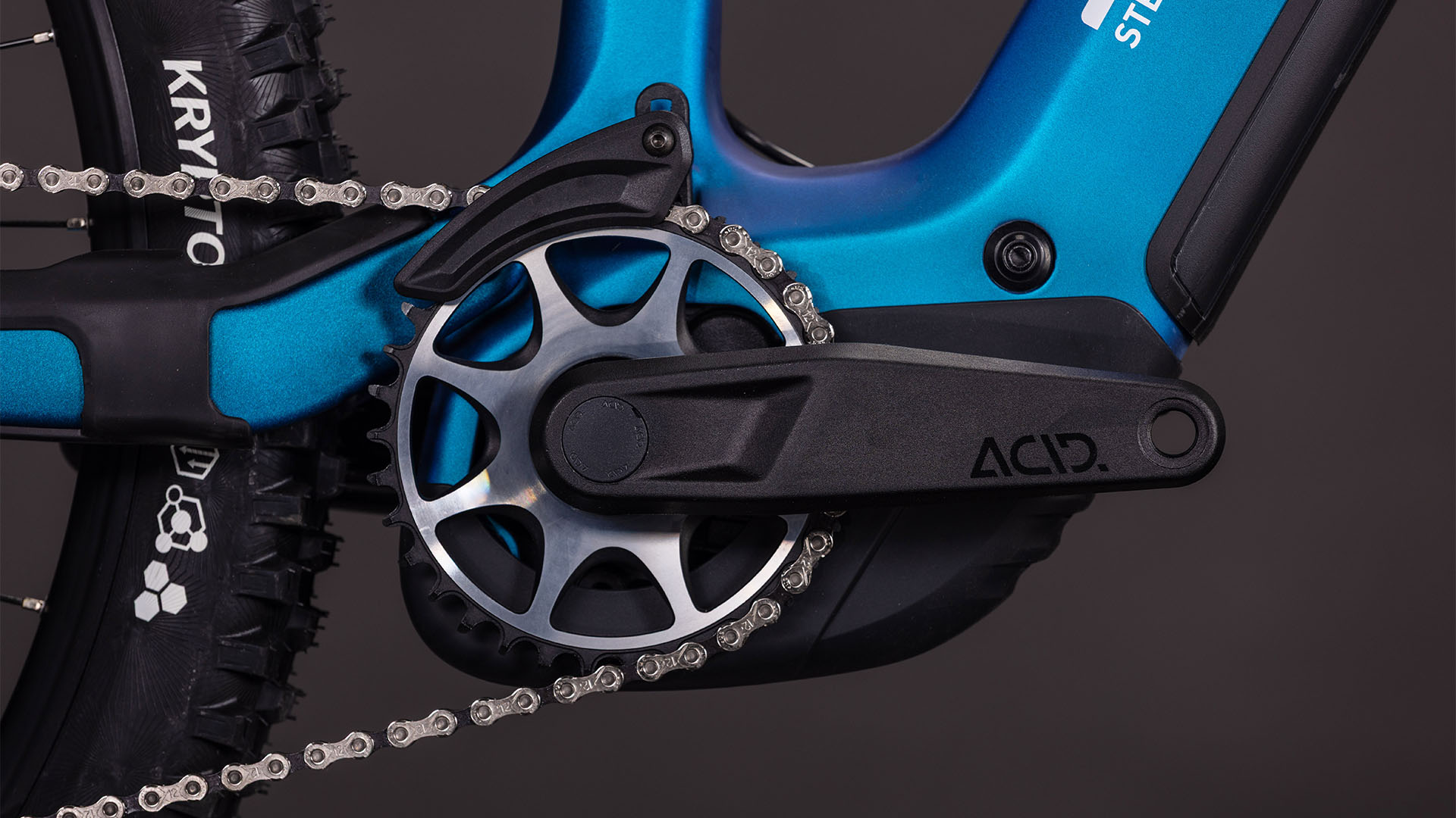 BICICLETA ELECTRICA CUBE STEREO HYBRID ONE44 HPC SLX 800 NEBULA WHITE 2026 cadru L (20") - roti 29 [3]