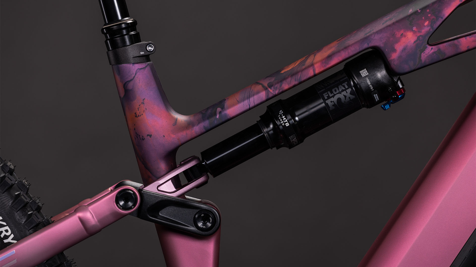 BICICLETA ELECTRICA CUBE STEREO HYBRID ONE44 HPC SLX 800 SHIFTBLUSH ART 2026 cadru M (18") - roti 29 [3]