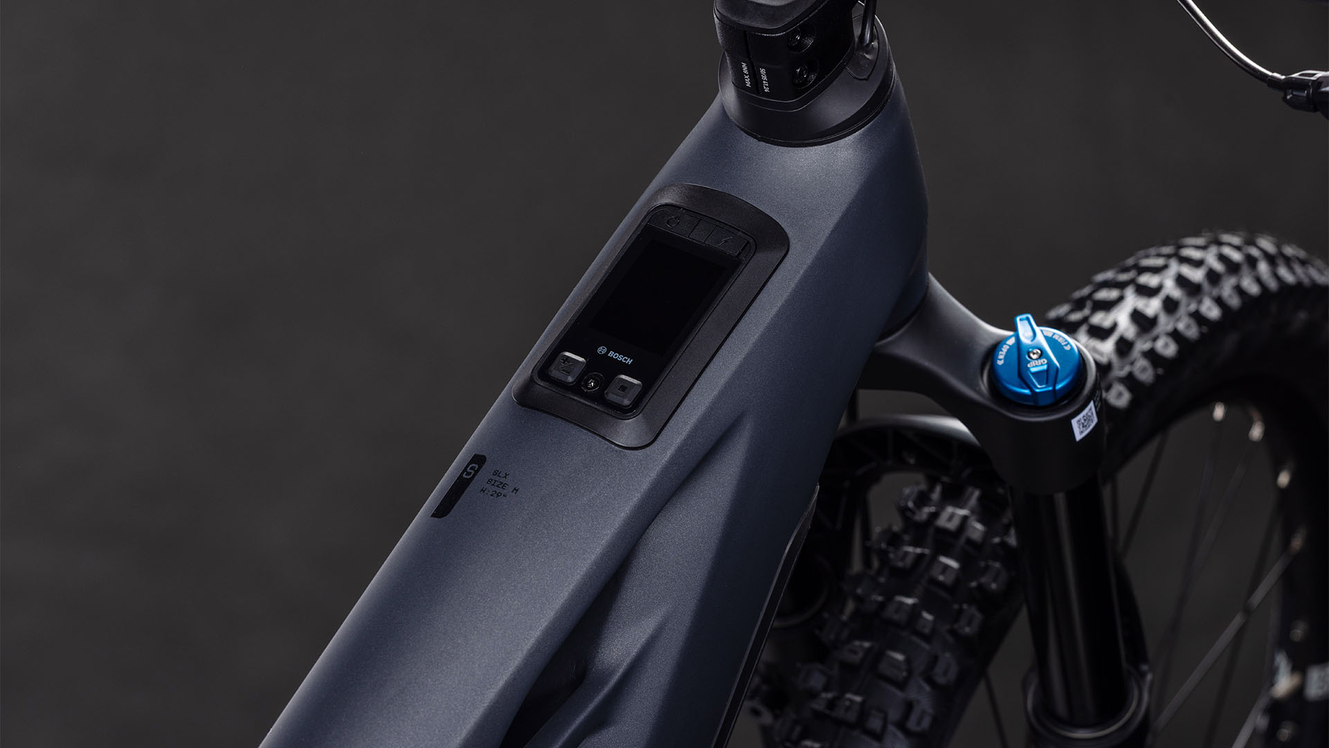 BICICLETA ELECTRICA CUBE STEREO HYBRID ONE44 HPC SLX 800 SLABGREY ORANGE 2026 cadru M (18") - roti 29 [1]