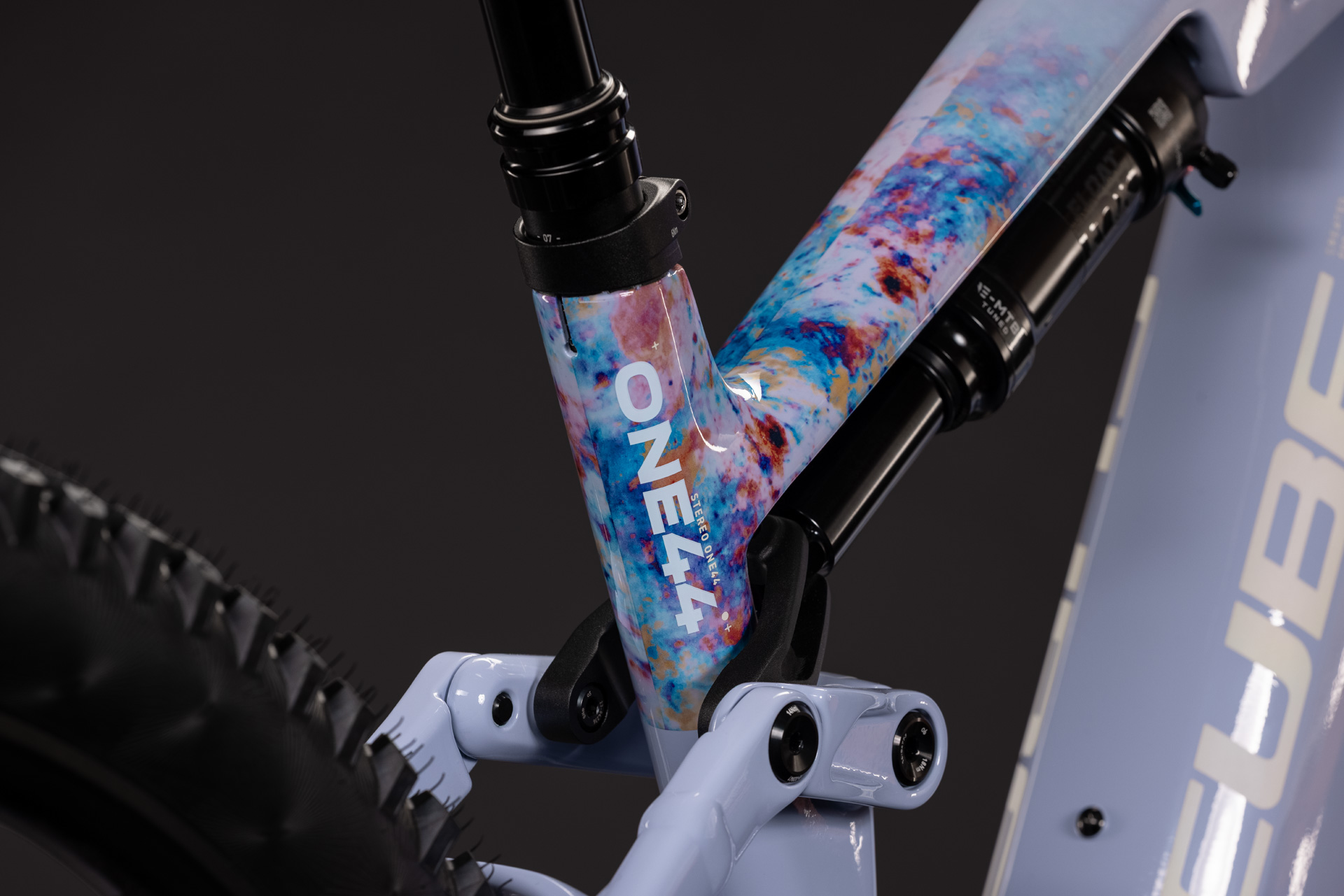 BICICLETA ELECTRICA CUBE STEREO HYBRID ONE44 HPC SLX EVO 800 ARTLINE 2027 cadru XL (22") - roti 29 [2]