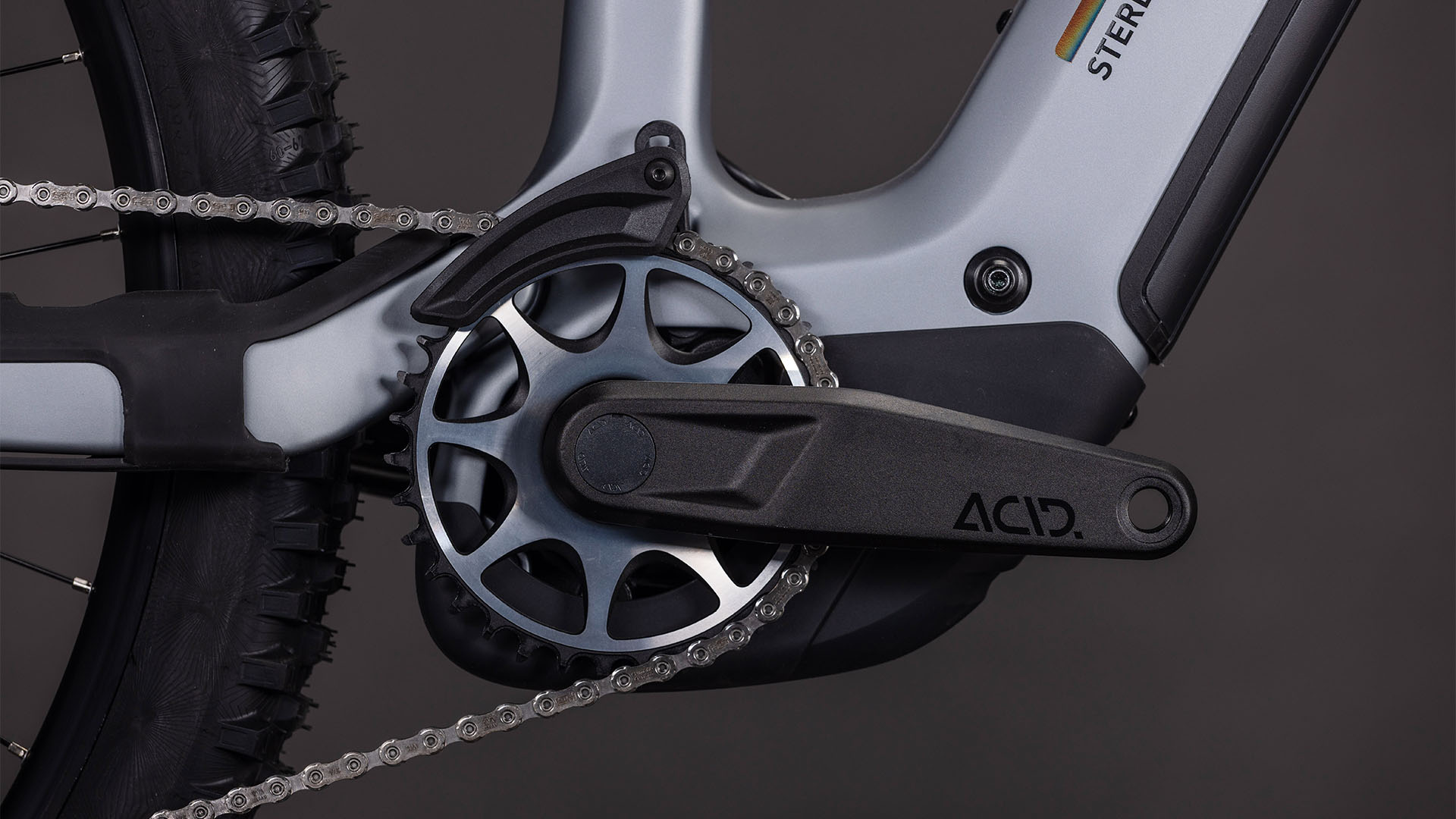 BICICLETA ELECTRICA CUBE STEREO HYBRID ONE44 HPC SLX EVO 800 SLATEGREY BLACK 2026 cadru S (16") - roti 27.5 [3]