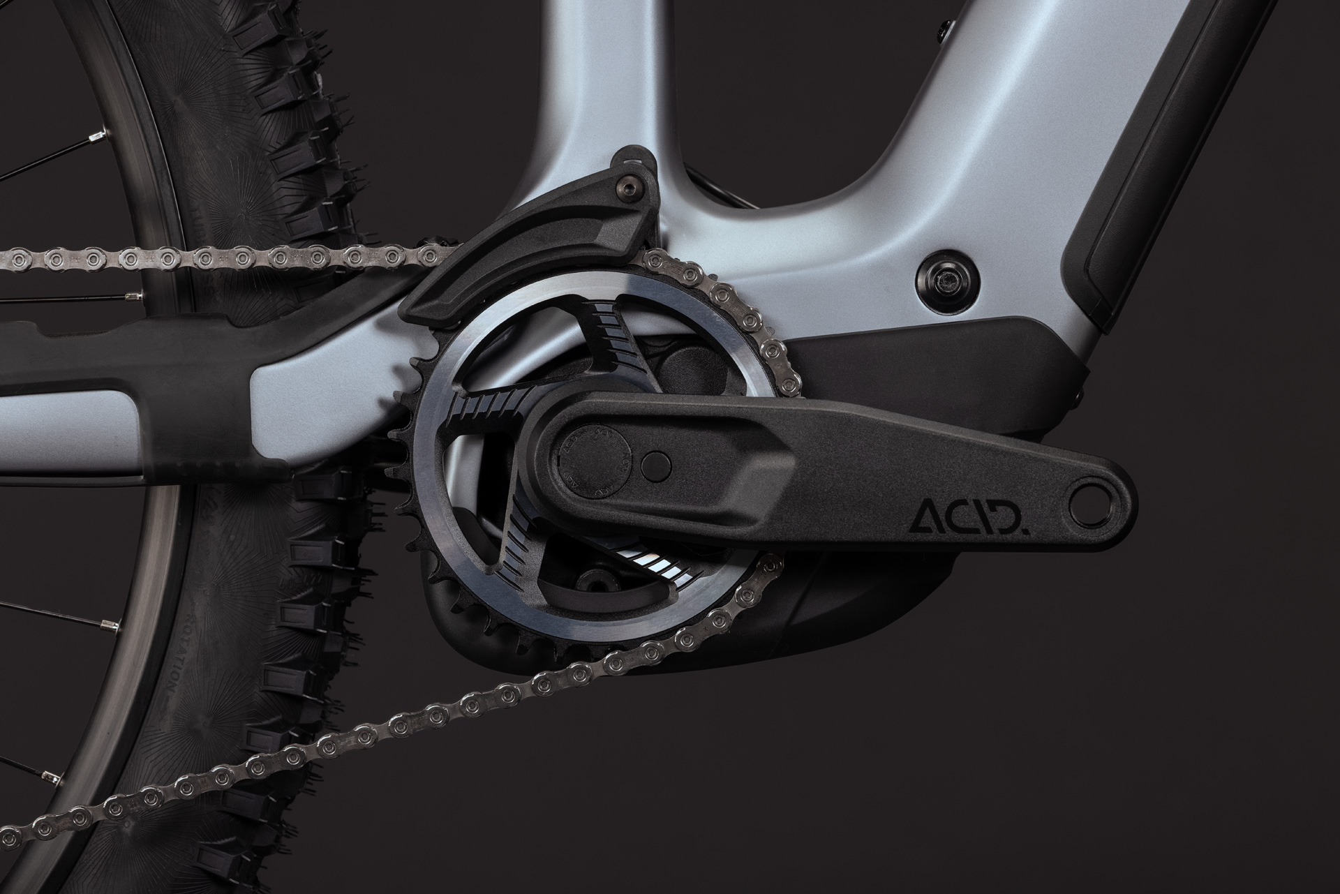 BICICLETA ELECTRICA CUBE STEREO HYBRID ONE44 HPC SLX EVO 800 SLATEGREY PRIZM 2027 cadru L (20") - roti 29 [2]