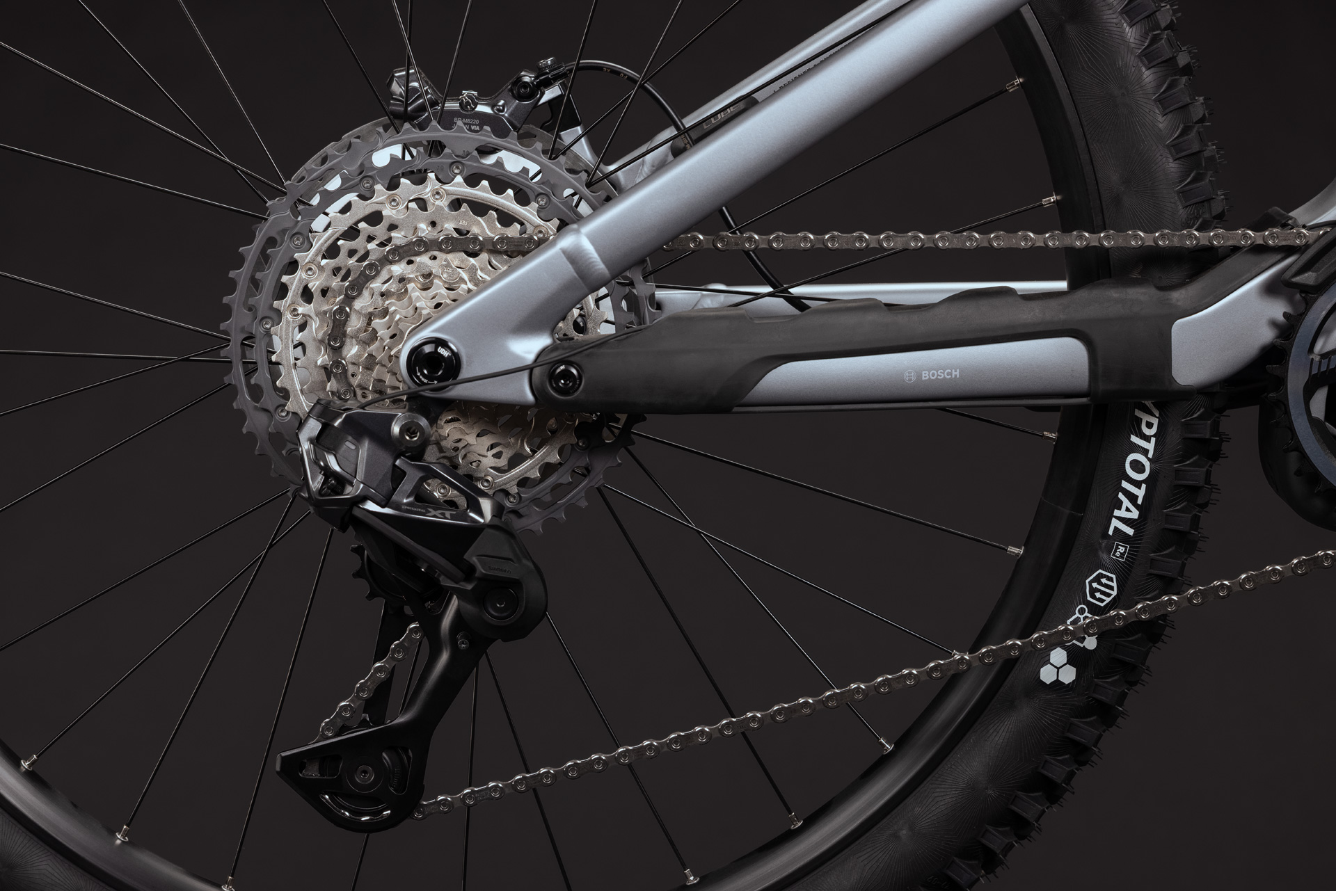 BICICLETA ELECTRICA CUBE STEREO HYBRID ONE44 HPC SLX EVO 800 SLATEGREY PRIZM 2027 cadru L (20") - roti 29 [3]