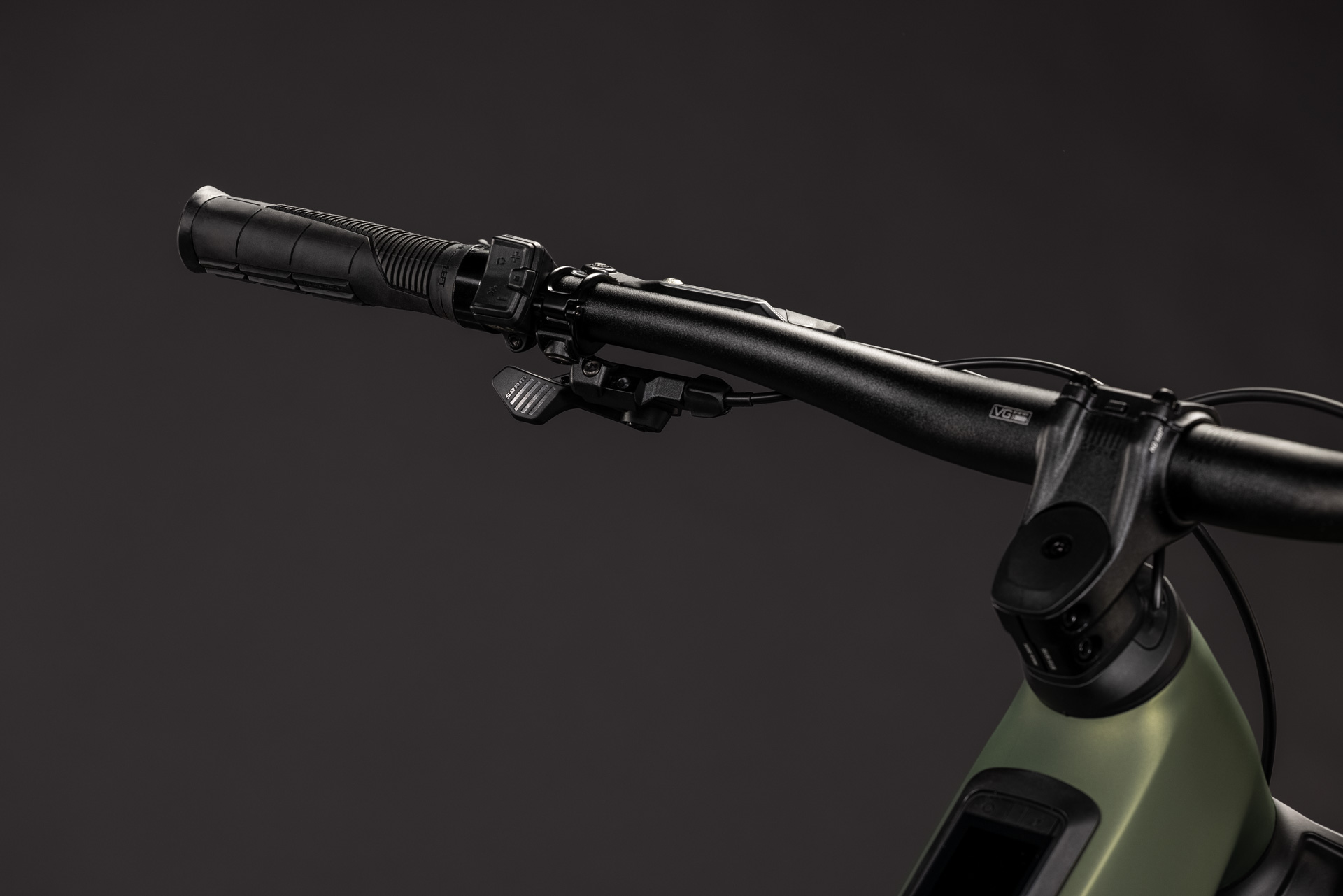 BICICLETA ELECTRICA CUBE STEREO HYBRID ONE44 HPC TM 800 REEDGREEN GILLS 2027 cadru M (18") - roti 29 [2]