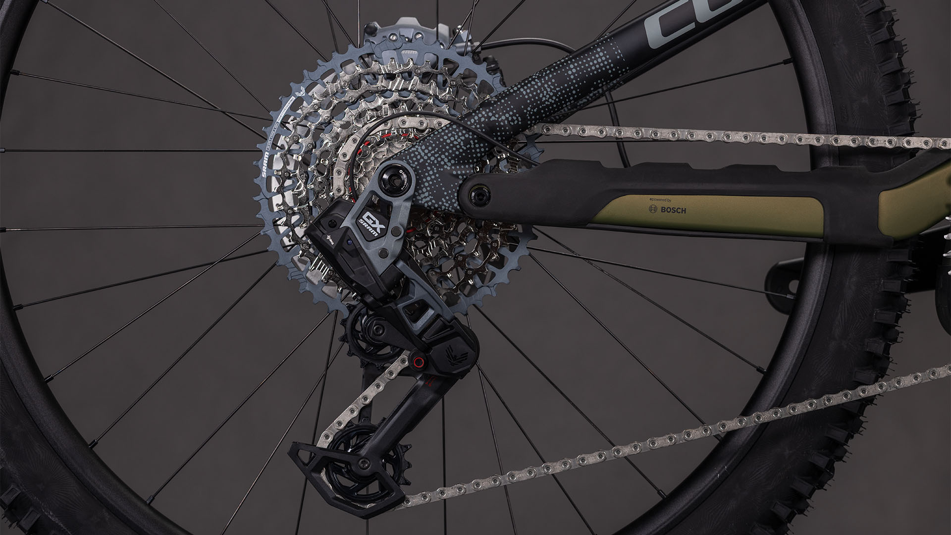 BICICLETA ELECTRICA CUBE STEREO HYBRID ONE44 HPC TM 800 REEDGREEN MATRIX 2026 cadru L (20") - roti 29 [2]