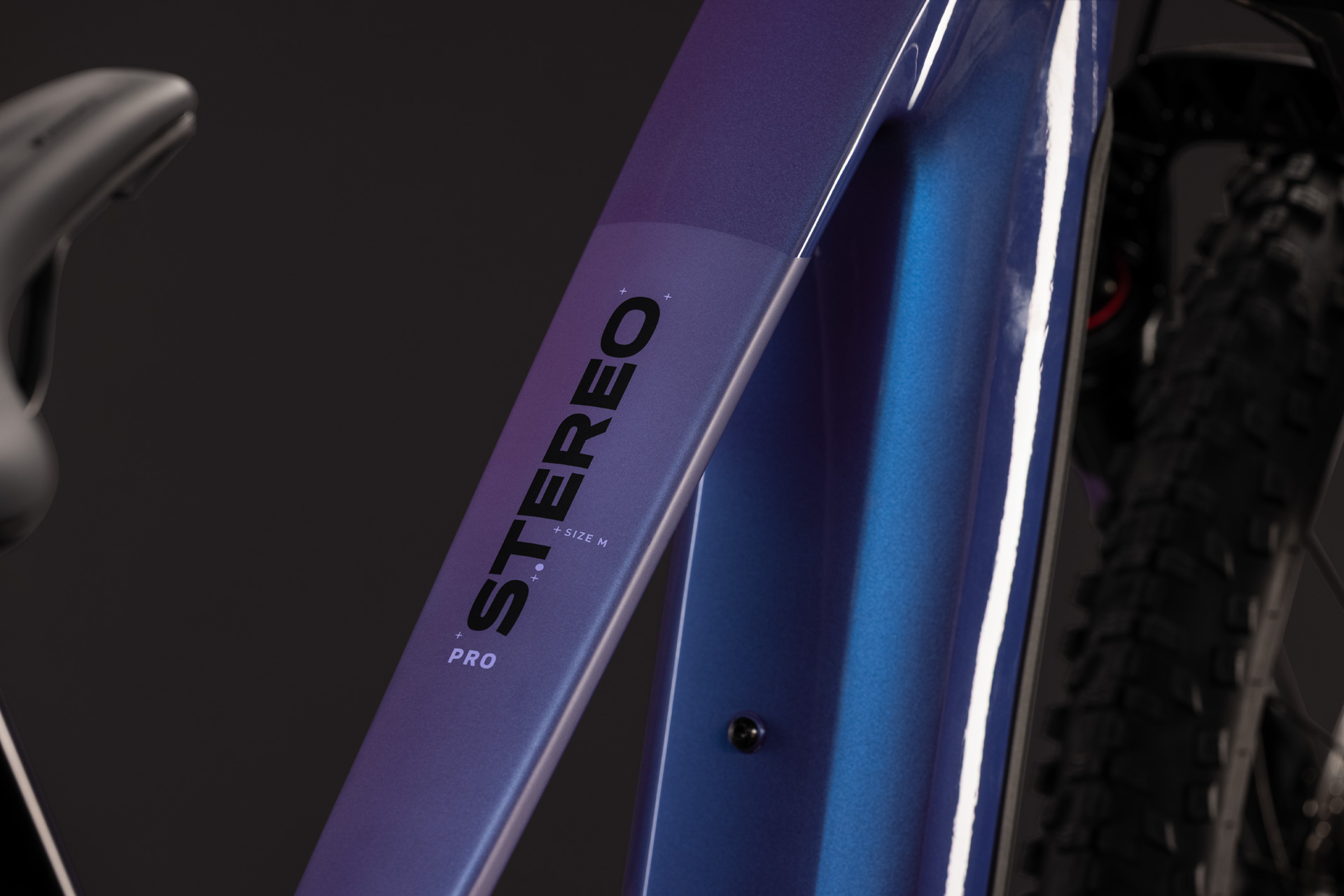 BICICLETA ELECTRICA CUBE STEREO HYBRID ONE44 PRO 800 BLUEIRIS PURPLE 2027 cadru L (20") - roti 29 [2]