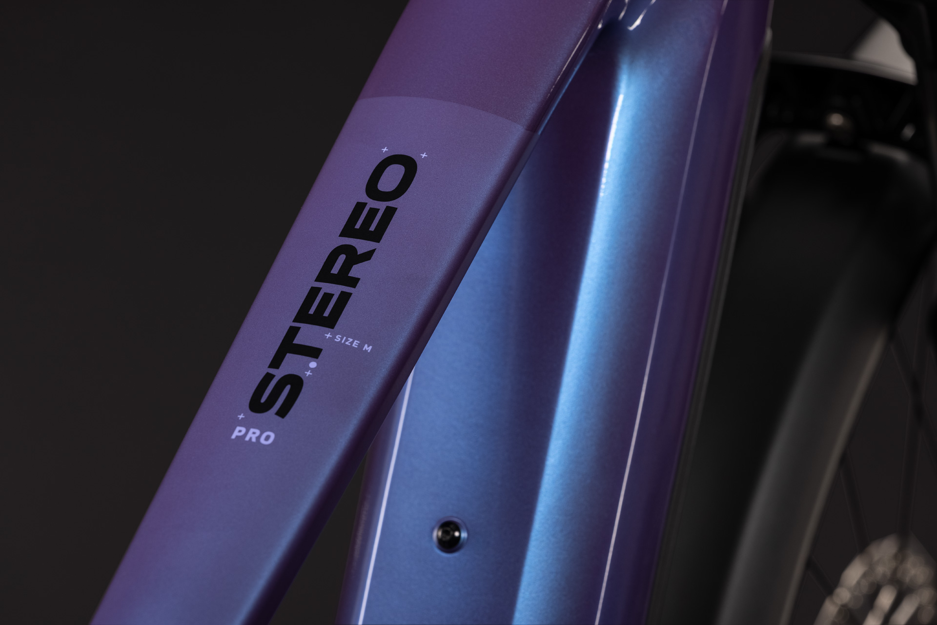 BICICLETA ELECTRICA CUBE STEREO HYBRID ONE44 PRO 800 FE BLUEIRIS PURPLE 2027 cadru XL (22") - roti 29 [2]