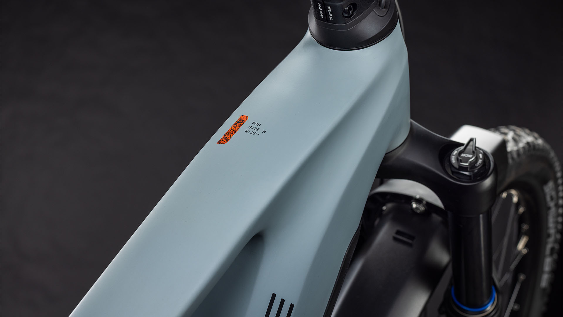 BICICLETA ELECTRICA CUBE STEREO HYBRID ONE44 PRO 800 FE VULCAN ORANGE 2026 cadru S (16") - roti 27.5 [2]