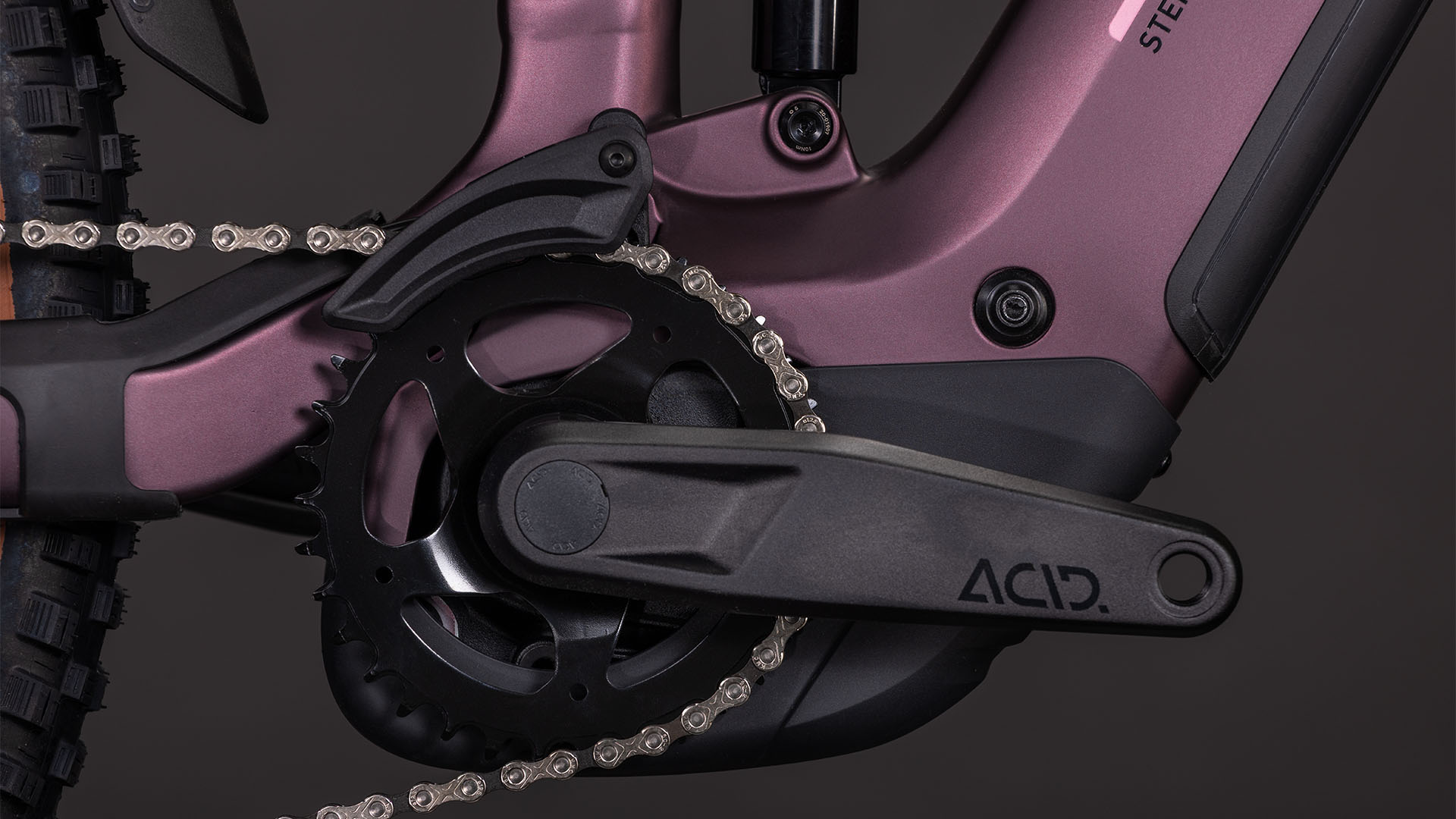 BICICLETA ELECTRICA CUBE STEREO HYBRID ONE44 PRO 800 SHIFTBLUSH RAISIN 2026 cadru XL (22") - roti 29 [3]