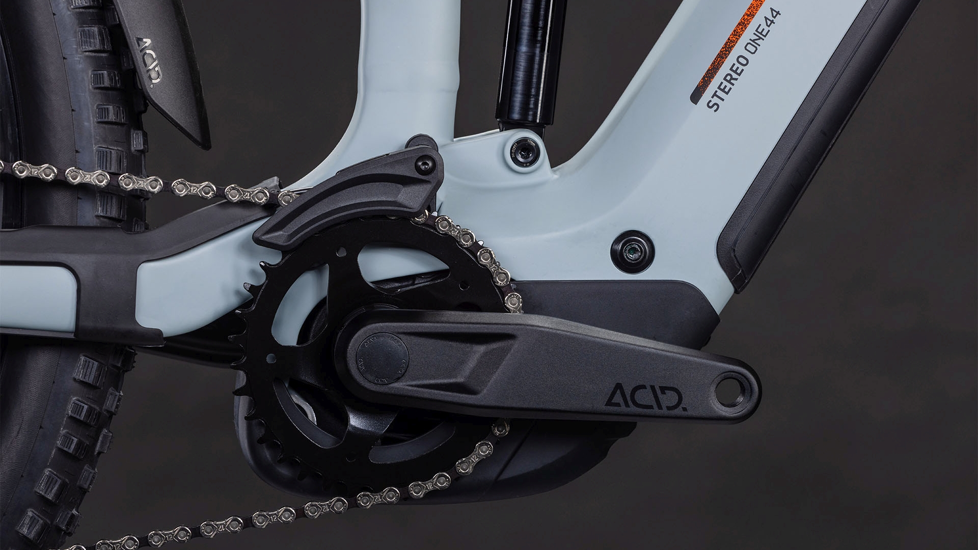 BICICLETA ELECTRICA CUBE STEREO HYBRID ONE44 PRO 800 VULCAN ORANGE 2026 cadru S (16") - roti 27.5 [3]