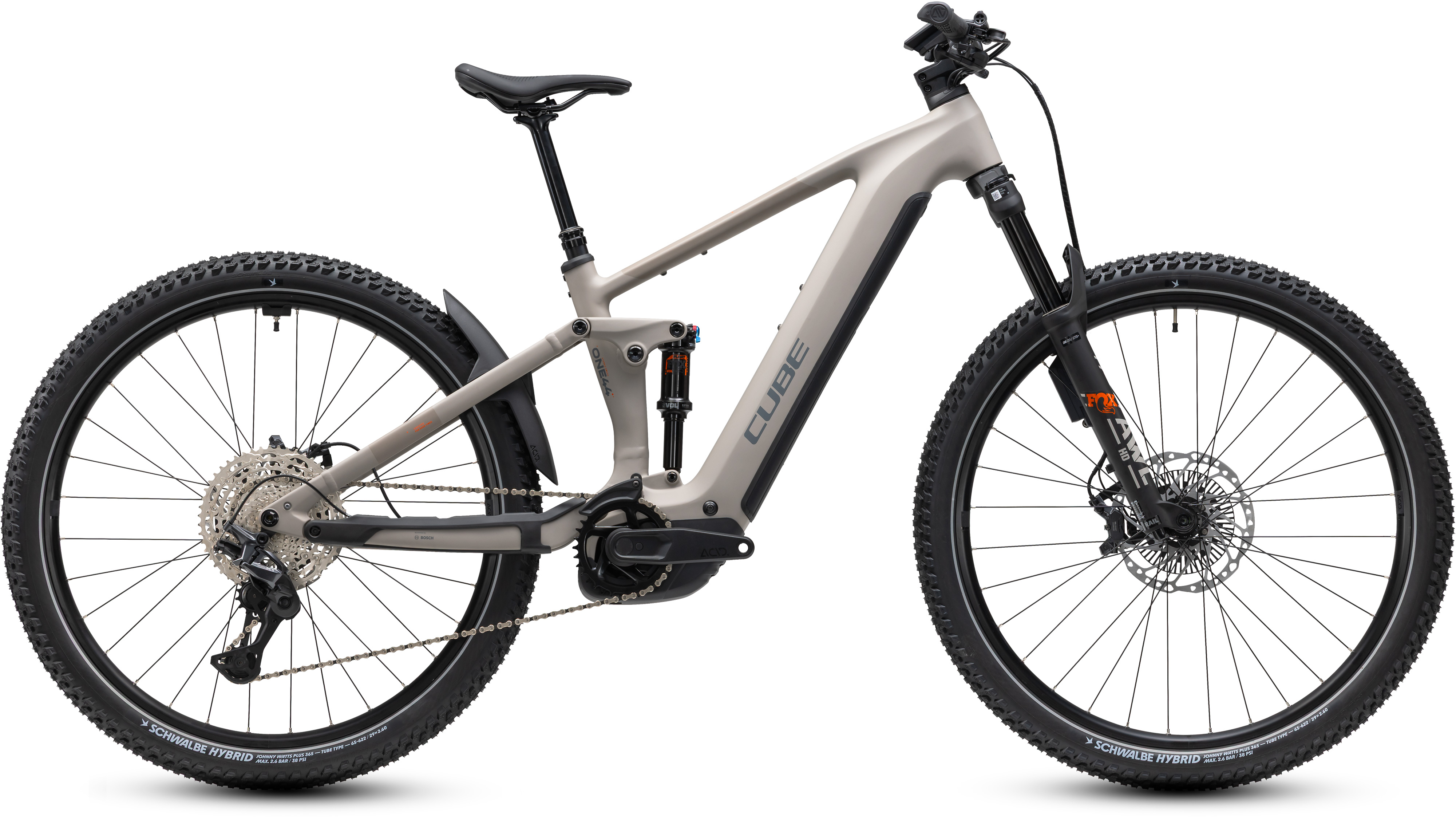 Ciclism - BICICLETA ELECTRICA CUBE STEREO HYBRID ONE44 SLX 800 OATGREY GREY 2027 cadru XL (22") - roti 29