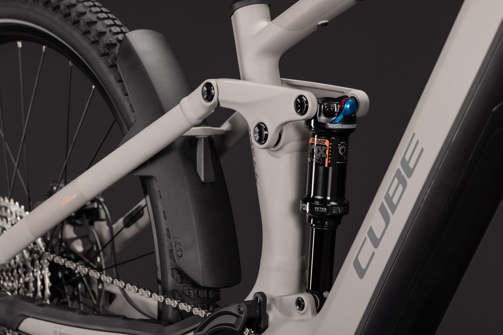 BICICLETA ELECTRICA CUBE STEREO HYBRID ONE44 SLX 800 OATGREY GREY 2027 cadru XL (22") - roti 29 [4]