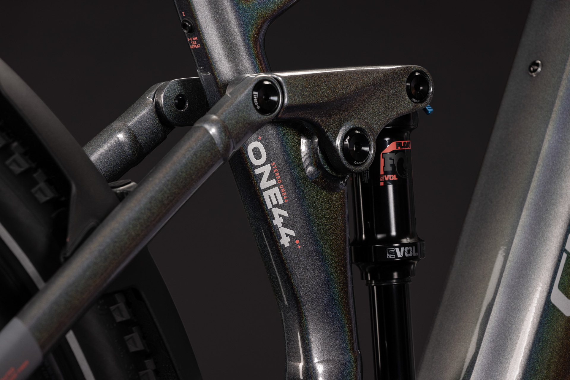 BICICLETA ELECTRICA CUBE STEREO HYBRID ONE44 SLX 800 PRISMASILVER GREY 2027 cadru XL (22") - roti 29 [3]