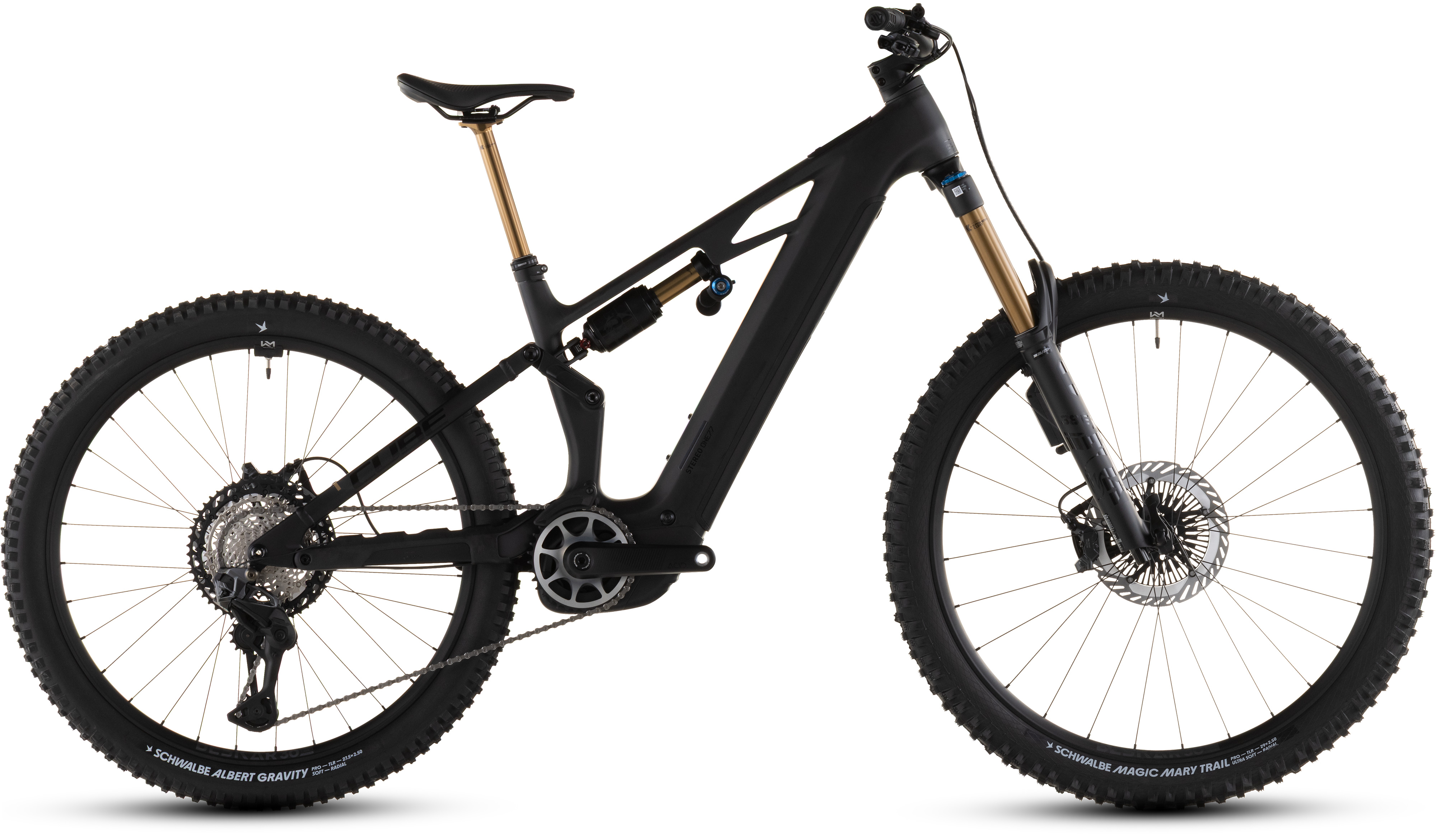 Ciclism - BICICLETA ELECTRICA CUBE STEREO HYBRID ONE77 HPC AT 800 CARBON GOLD 2026 L