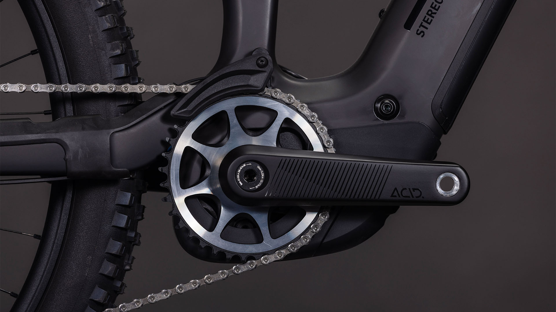 BICICLETA ELECTRICA CUBE STEREO HYBRID ONE77 HPC AT 800 CARBON GOLD 2026 M [3]